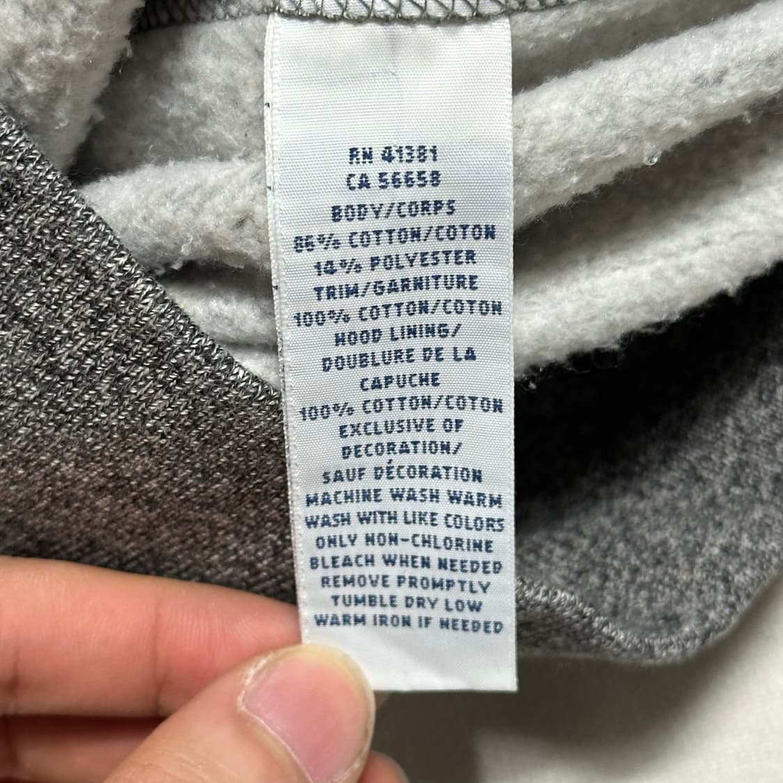 XS 폴로랄프로렌 네이비 포니 기모 후드집업 상품이미지5