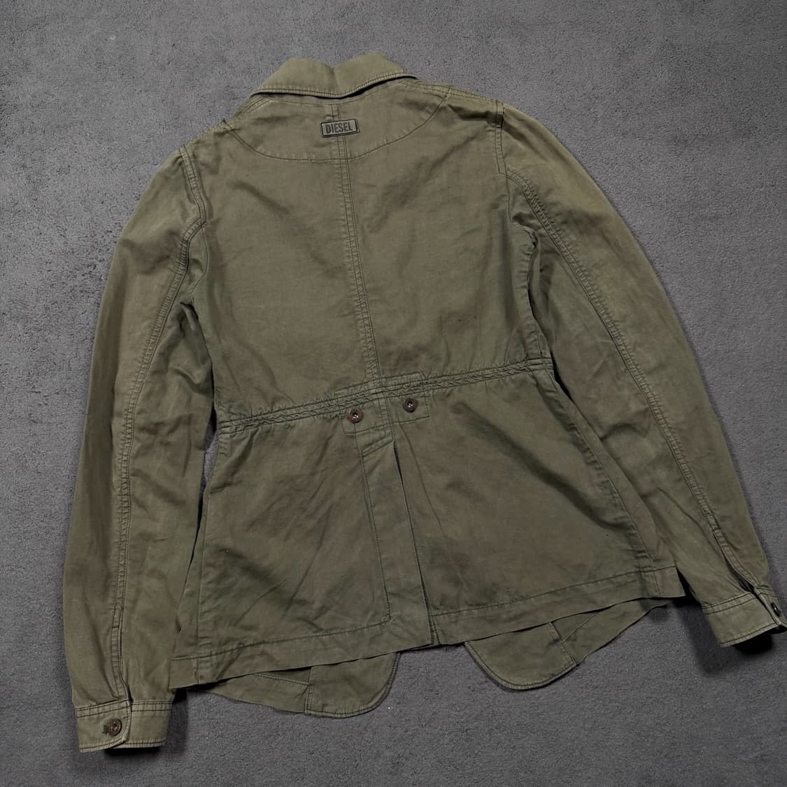 DIESEL 디젤 Y2K 카키 자켓 상품이미지3