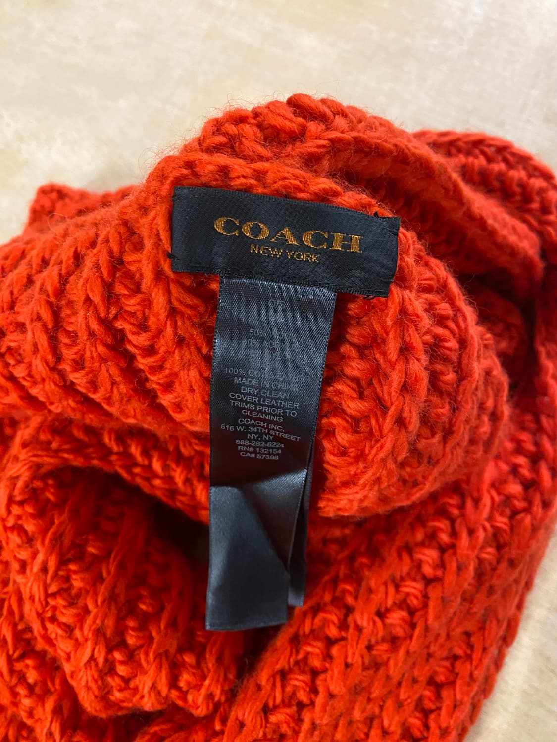 COACH knit neck warmer 코치 니트 넥워머 상품이미지3