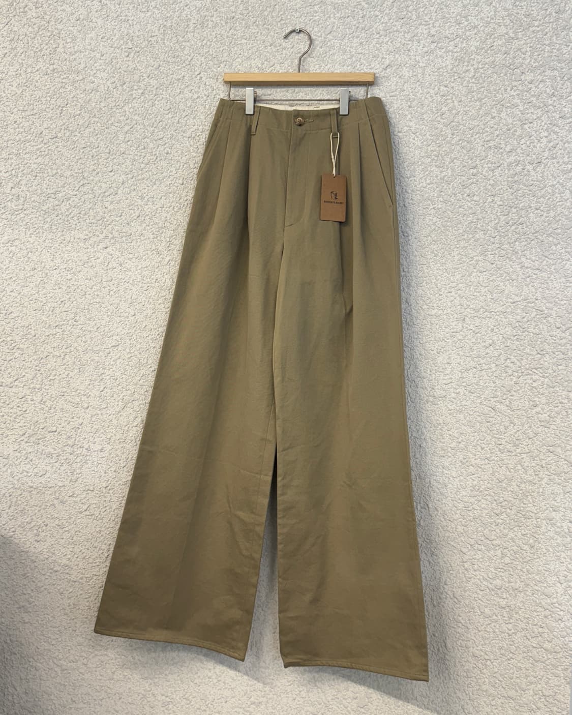 오라리 워시드 핑크스 와이드 치노 상품이미지1