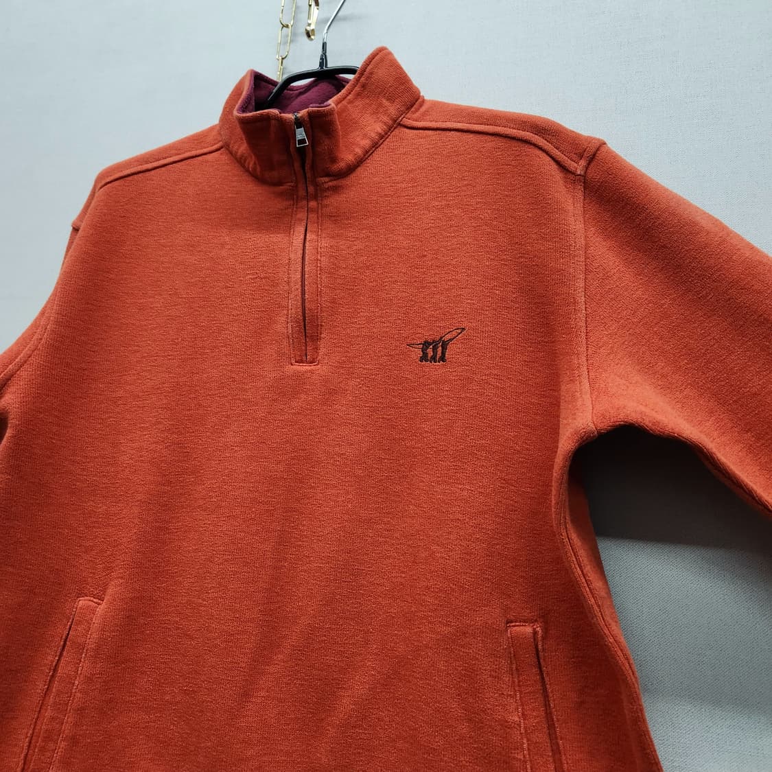 헨리코튼 로고자수 반집업 맨투맨 95(L) 상품이미지3