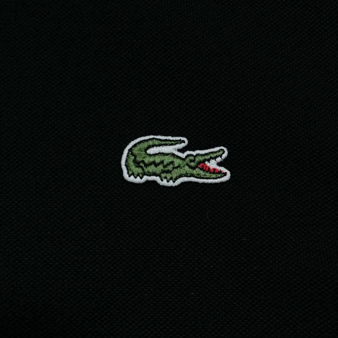 라코스테 스몰 로고 블랙 카라 반팔티 상품이미지2