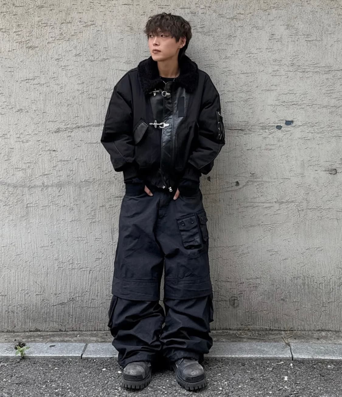 RSSC x 포그서비스 레더믹스 코튼 봄버 자켓 2 상품이미지3