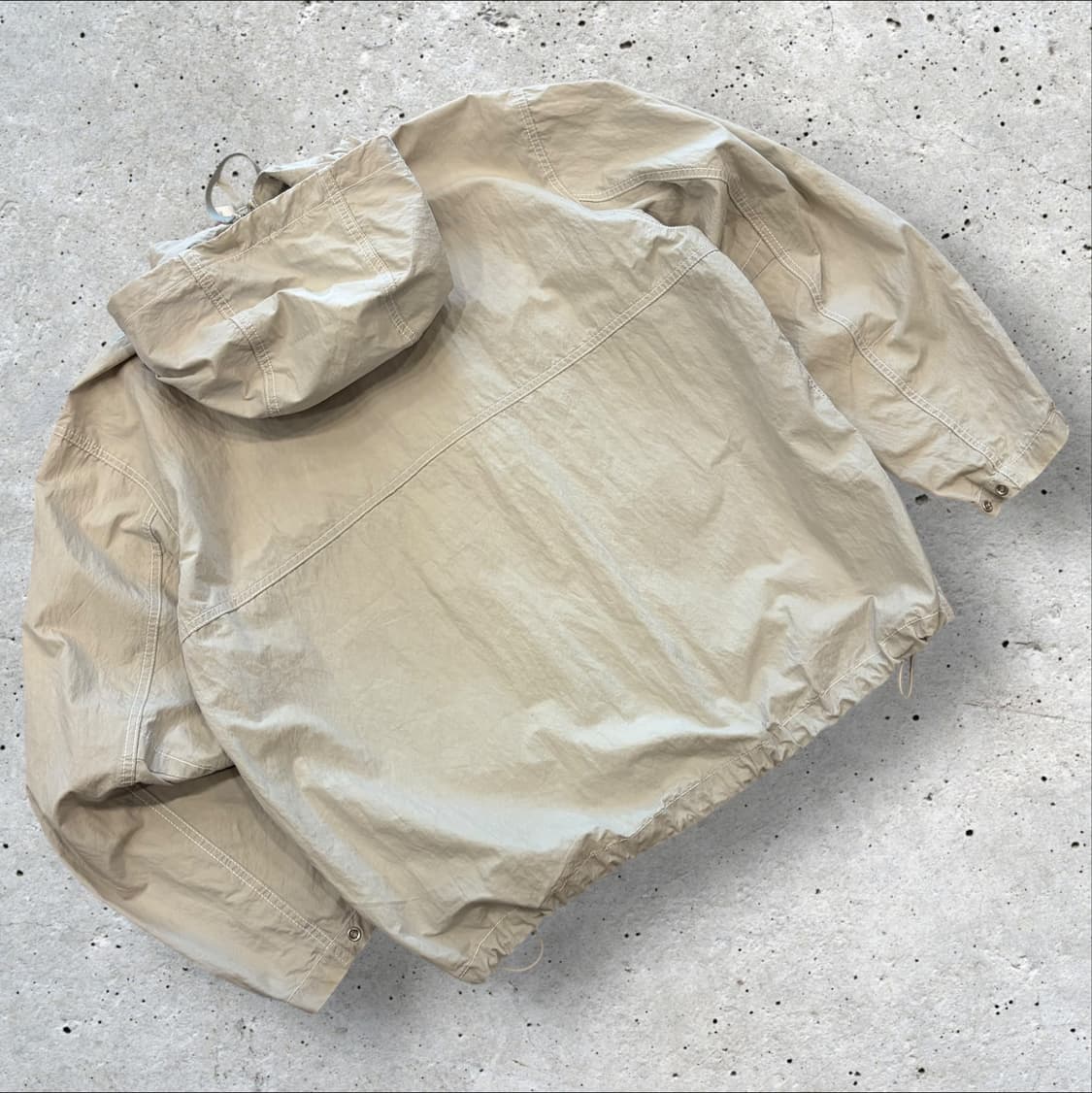 [L] 에스피오나지 후드 야상 점퍼 베이지 바람막이 D334 상품이미지2