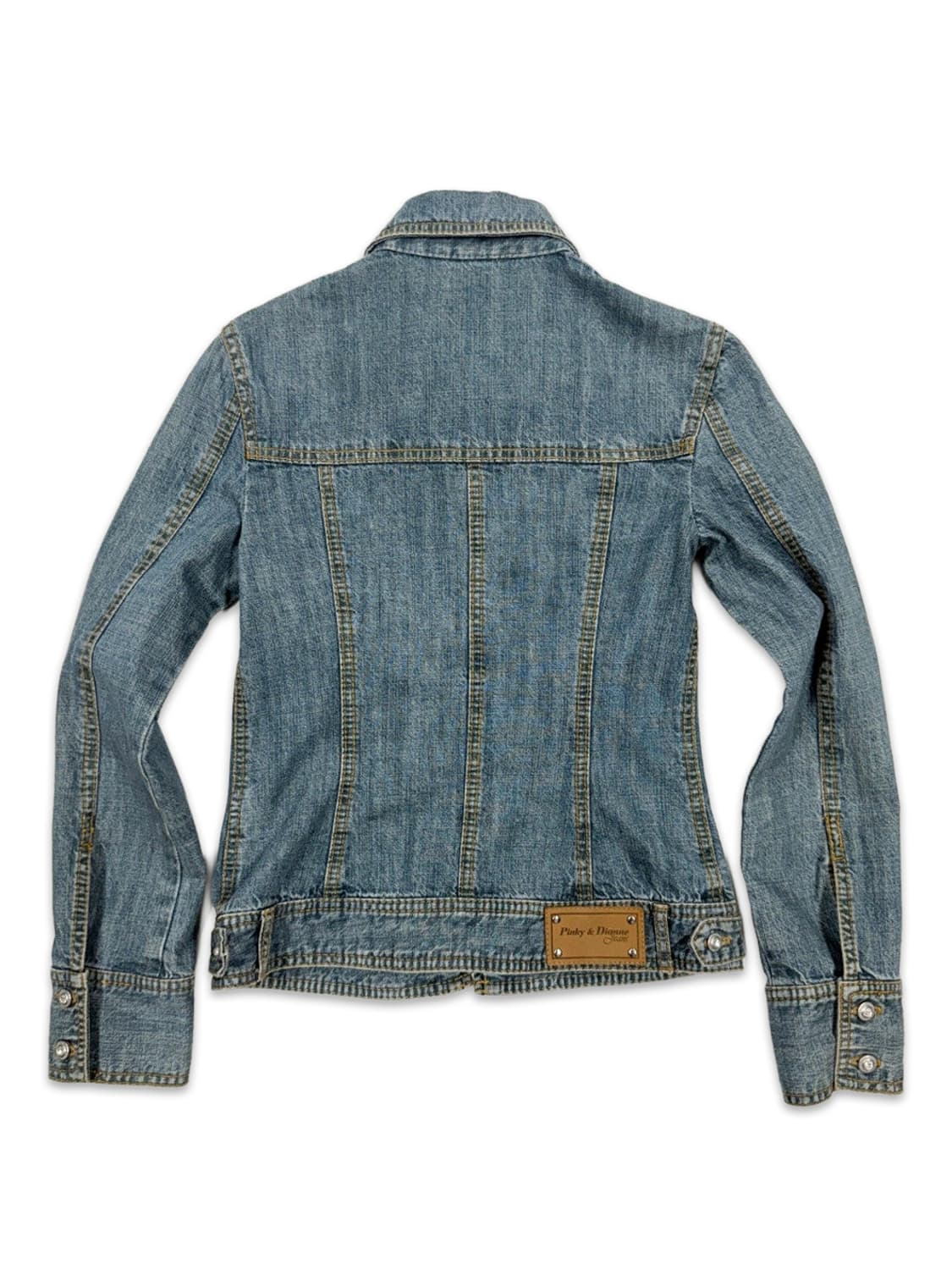 빈티지 Pinky & Dianne 셔링 데님 집업 자켓 상품이미지6