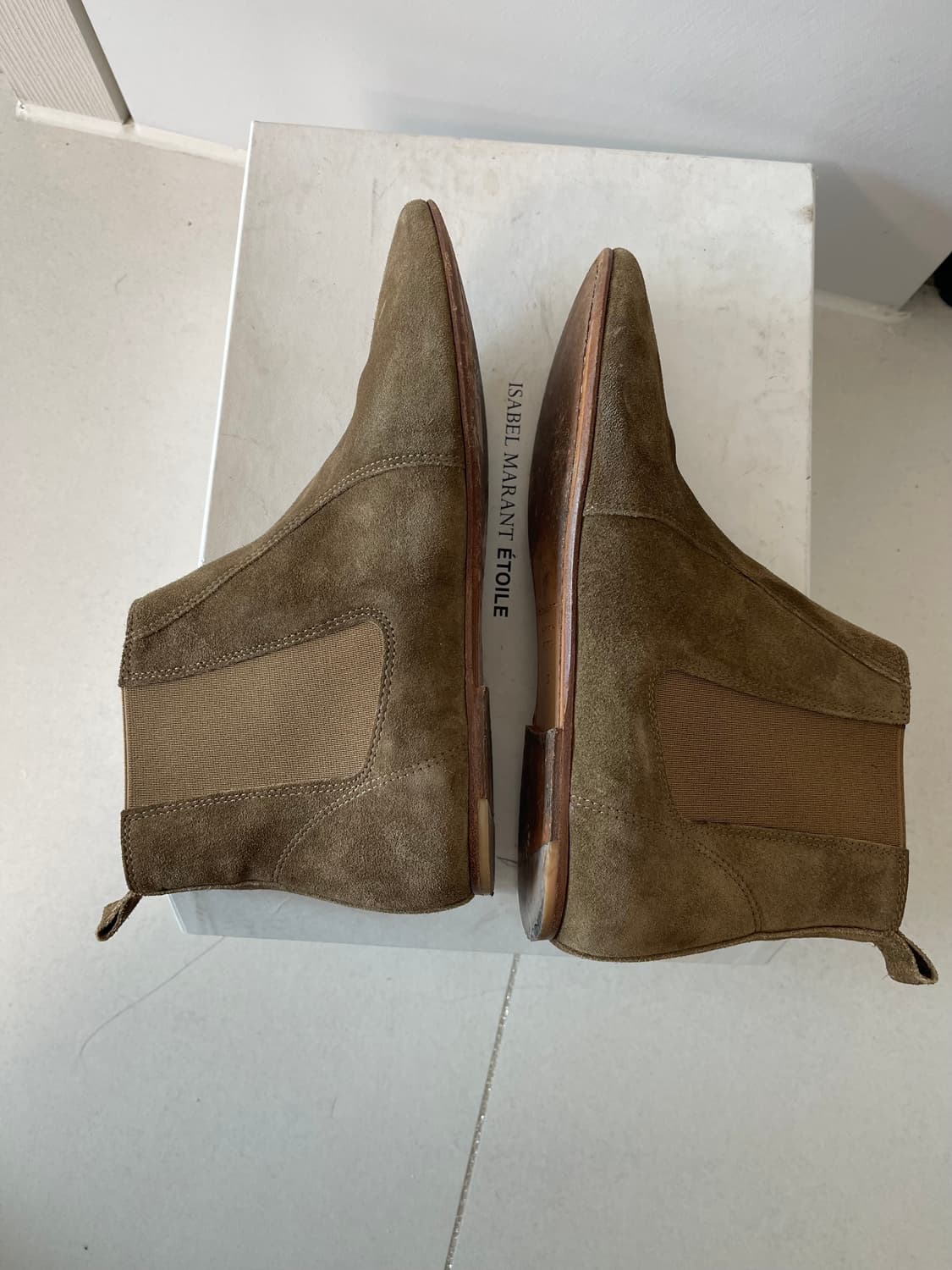 이자벨마랑 에뚜왈 DEWAR 스웨이드 앵클 부츠 38 상품이미지7