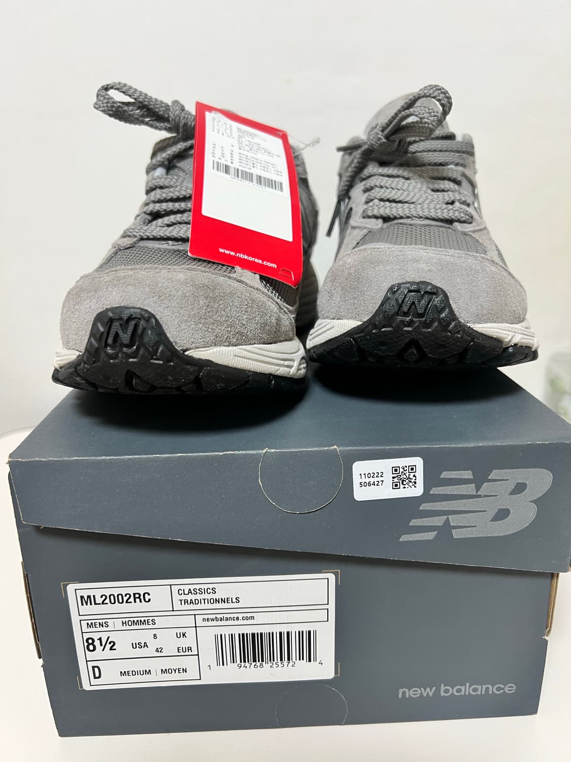 뉴발란스 2002RC 그레이 265mm 택 포함 새상품 상품이미지3