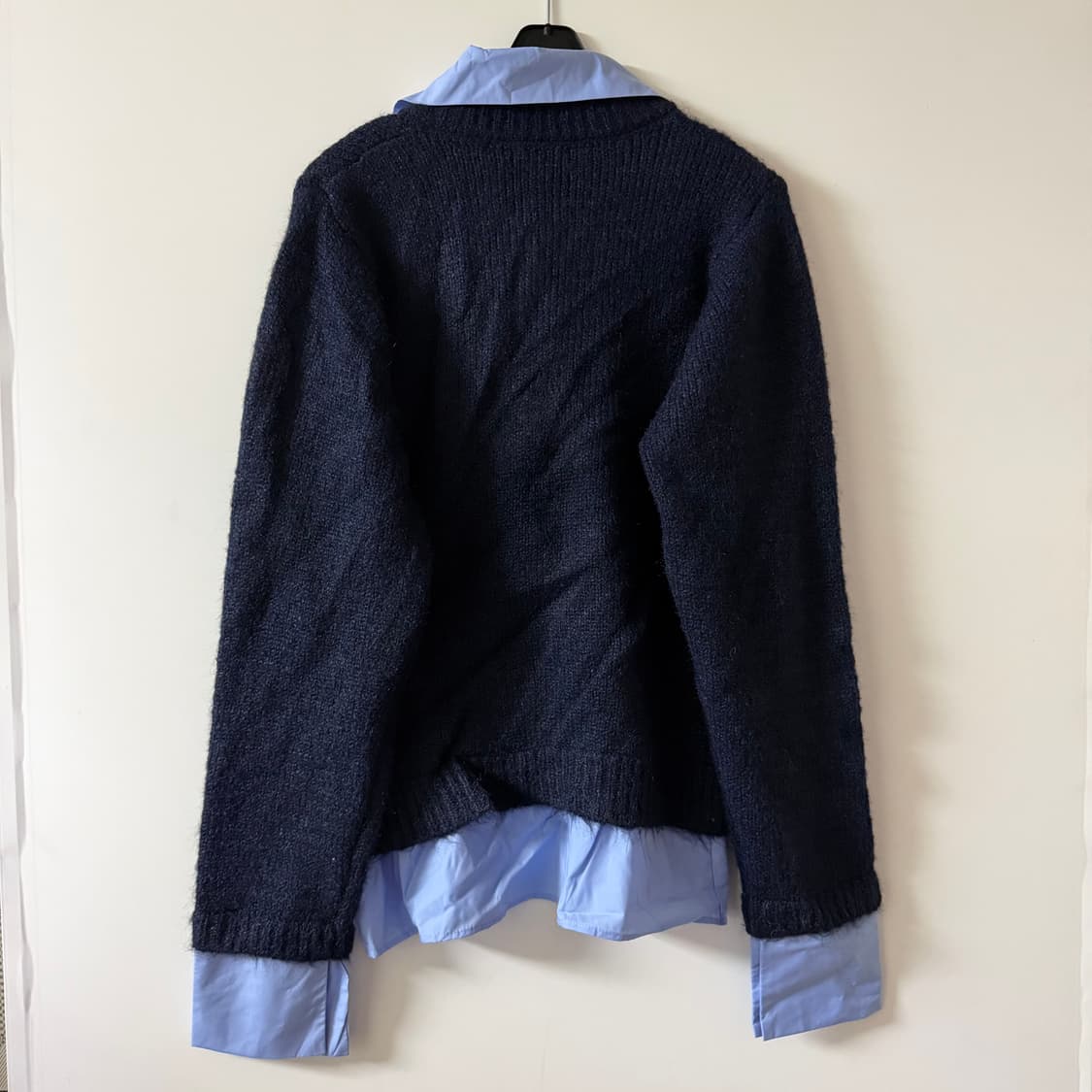 새상품 여자 레이어드 셔츠 니트 상품이미지5