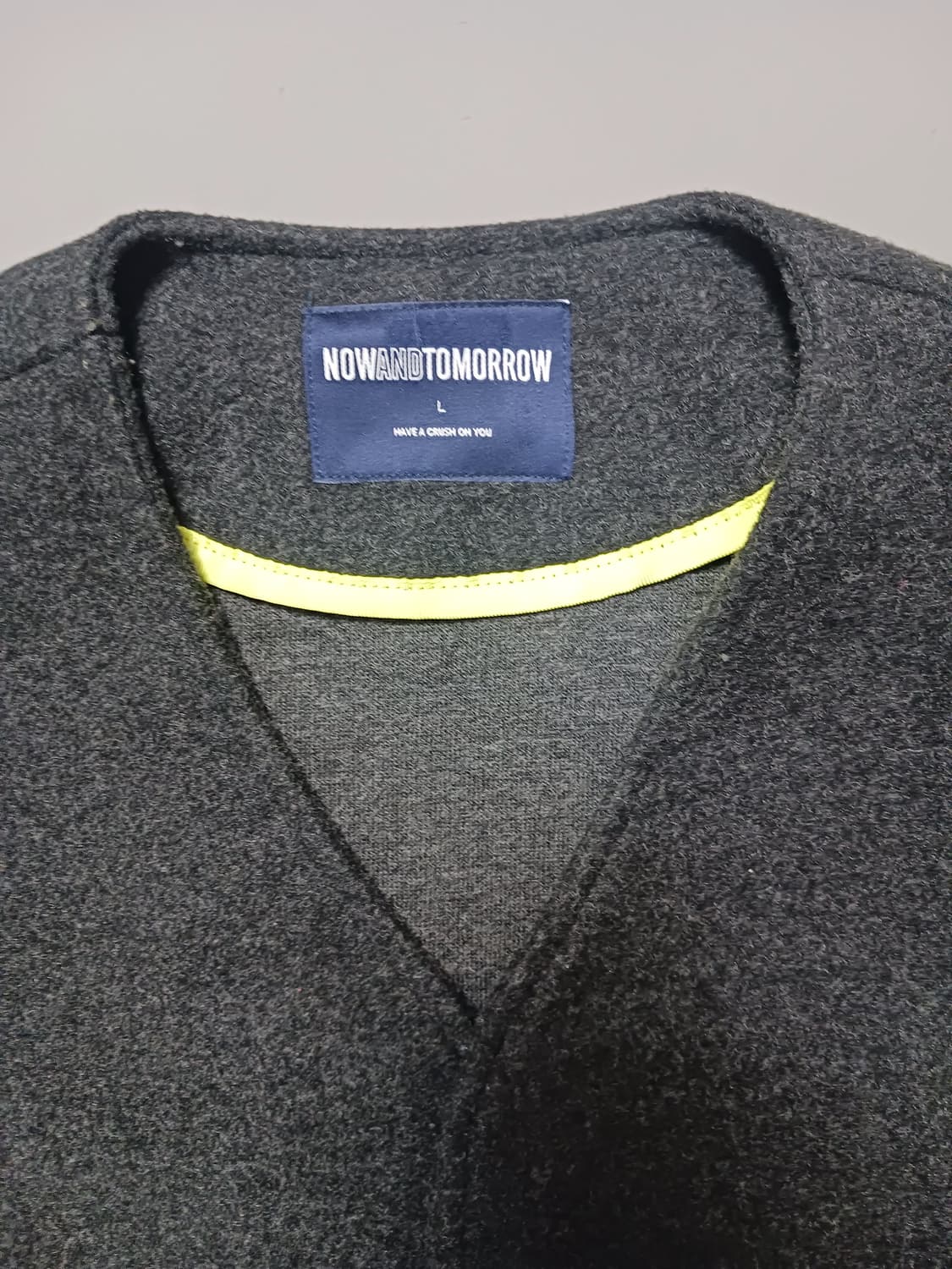 [L] 나우앤투모로우 아웃 포켓 가디건 상품이미지2