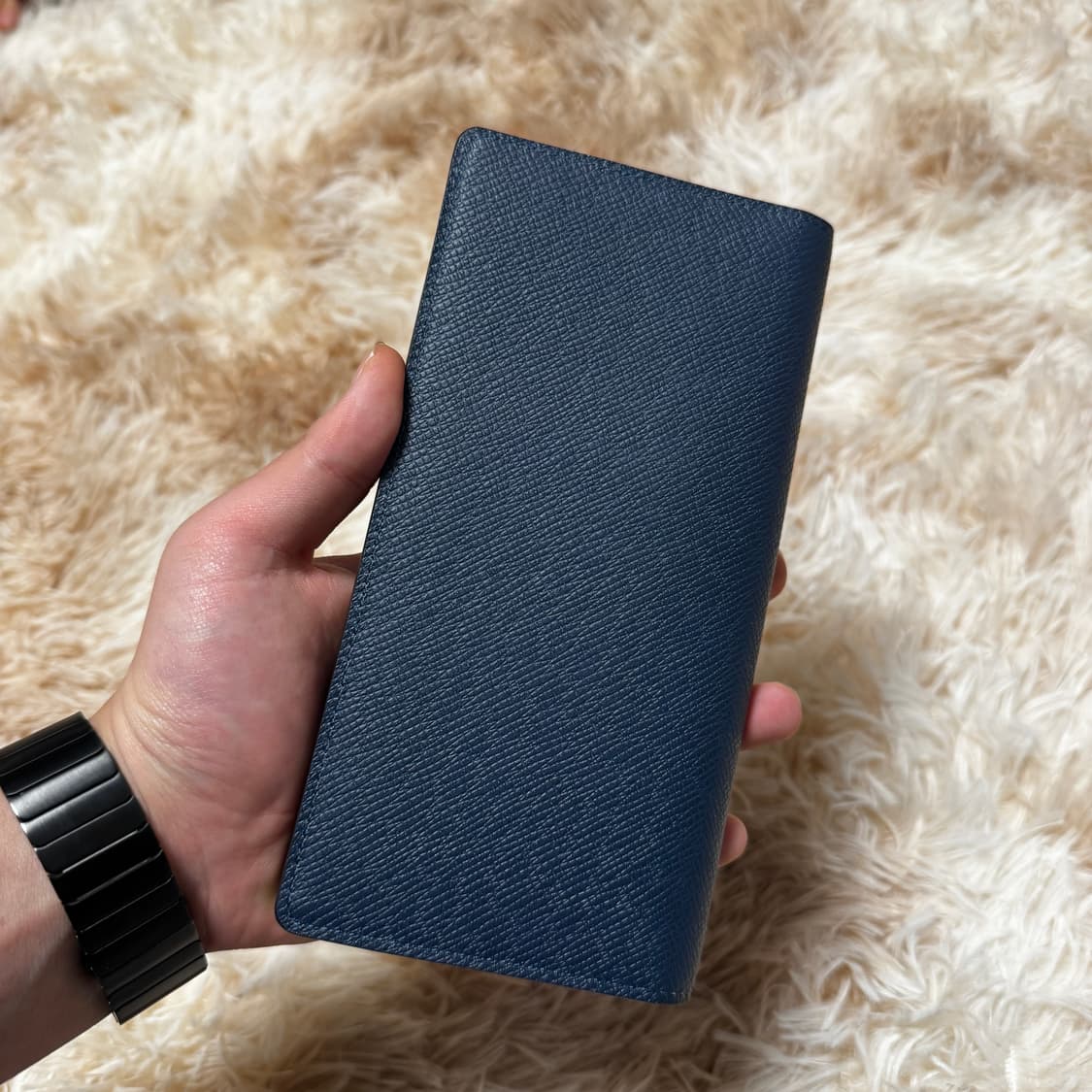 [정품 / 새상품급] 루이비통 타이가 장지갑 블루 상품이미지3