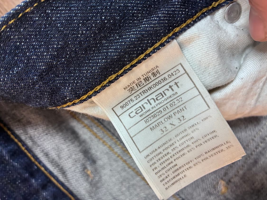 칼하트 윕 말로우 데님팬츠 상품이미지2