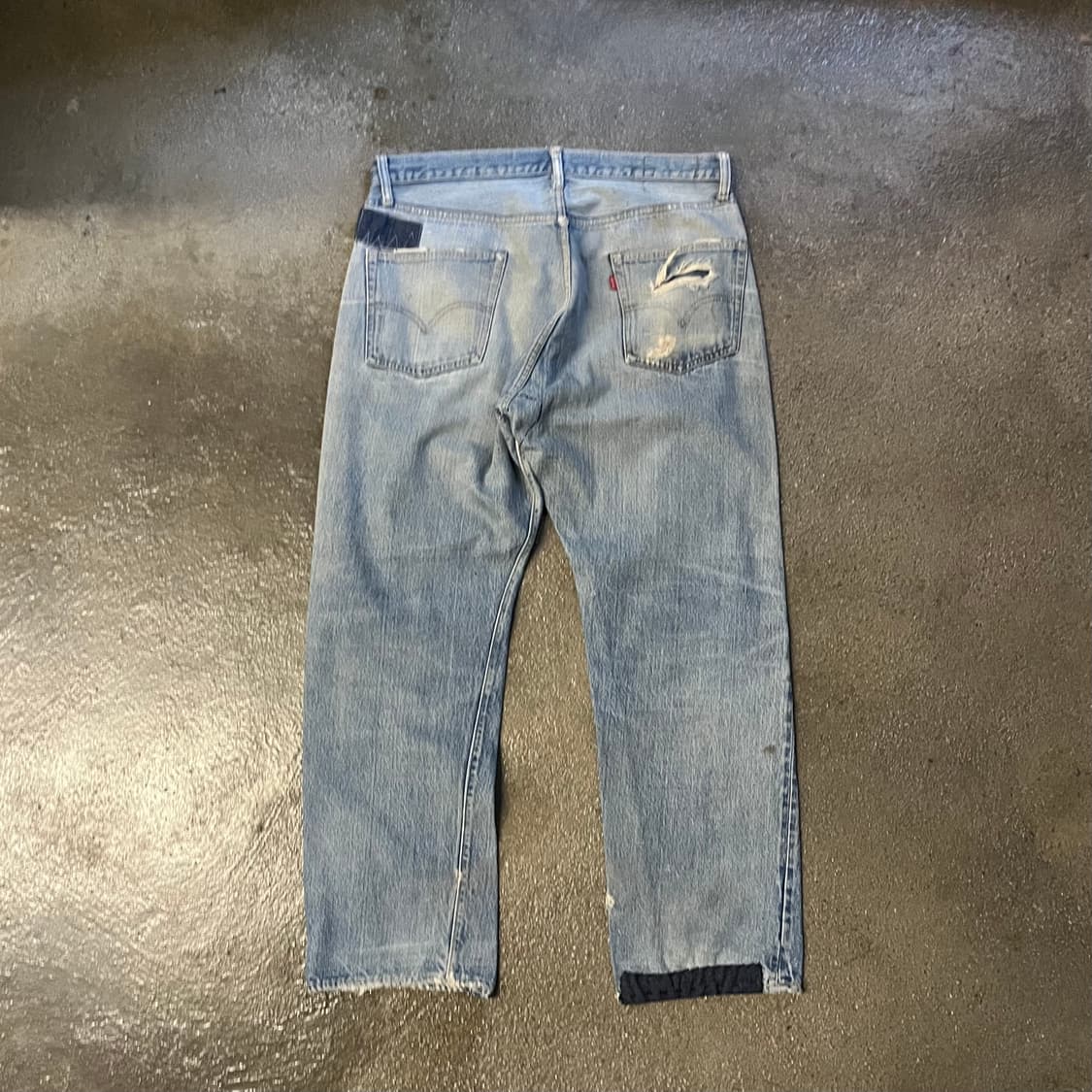 70s Levis501 66전기 셀비지 데님 (35“) 상품이미지4