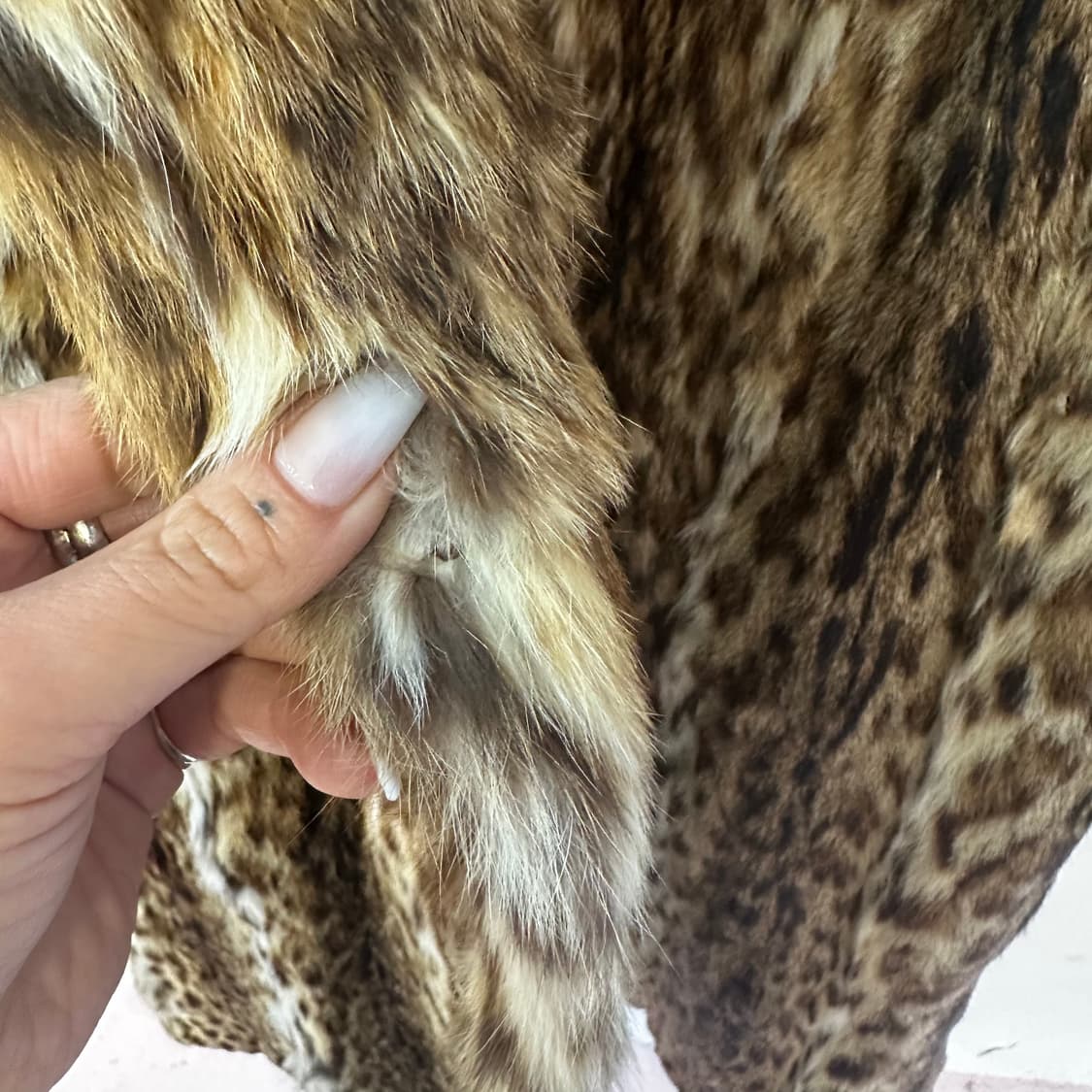 빈티지 레오파드 롱 퍼자켓(렉스)L 상품이미지6