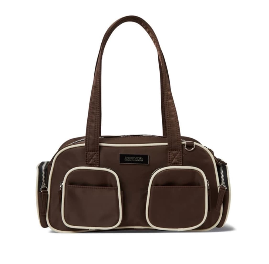 프렌다 나일론 포켓백 브라운 상품이미지1