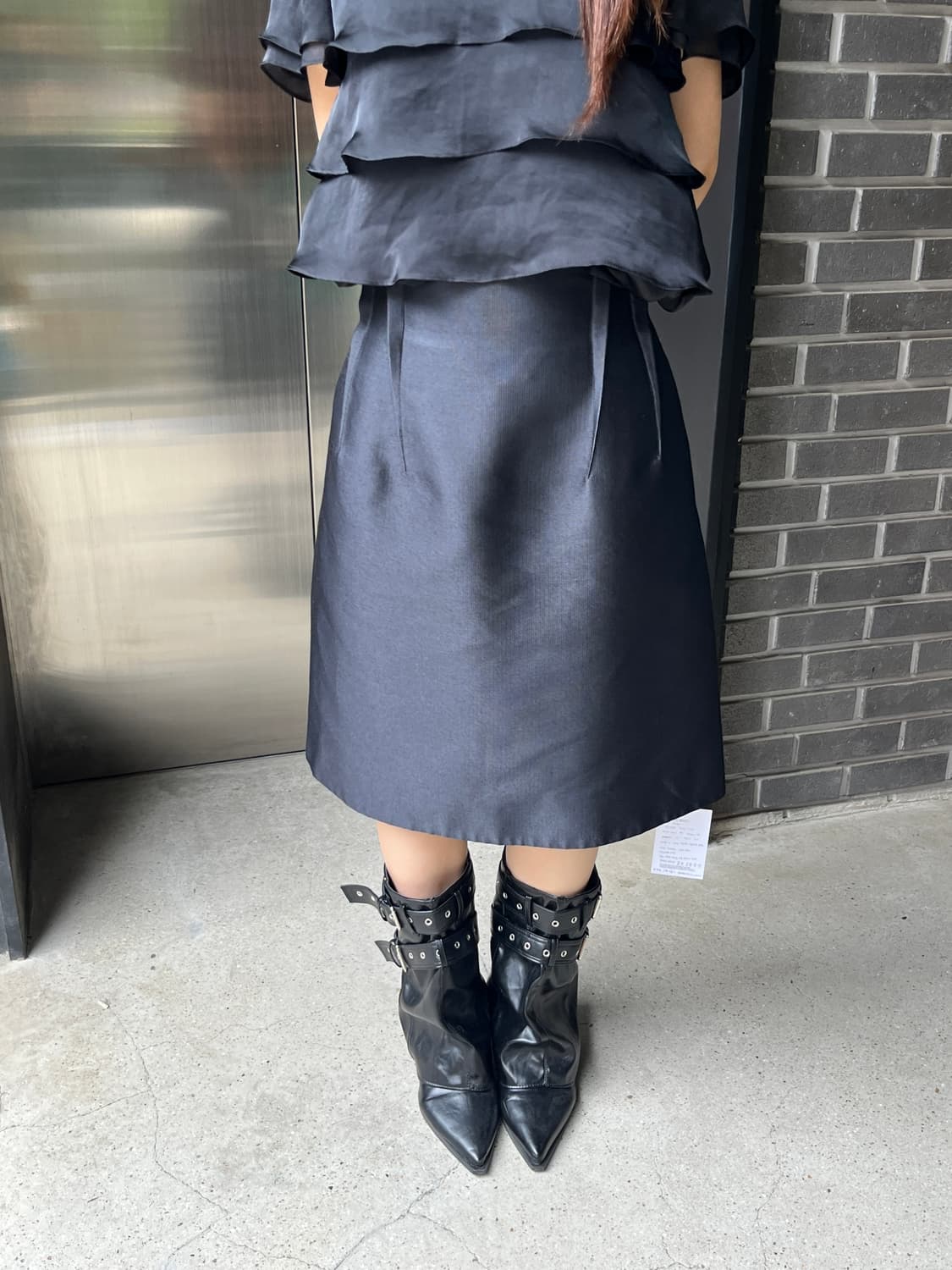 Jil sander 질샌더 입체 핀턱 스커트 상품이미지1