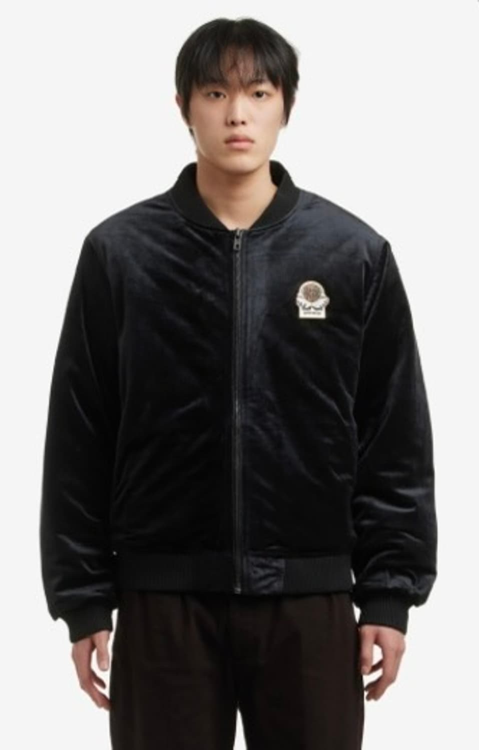 퍼킹어썸 벨벳 봄버 자켓 L 상품이미지1