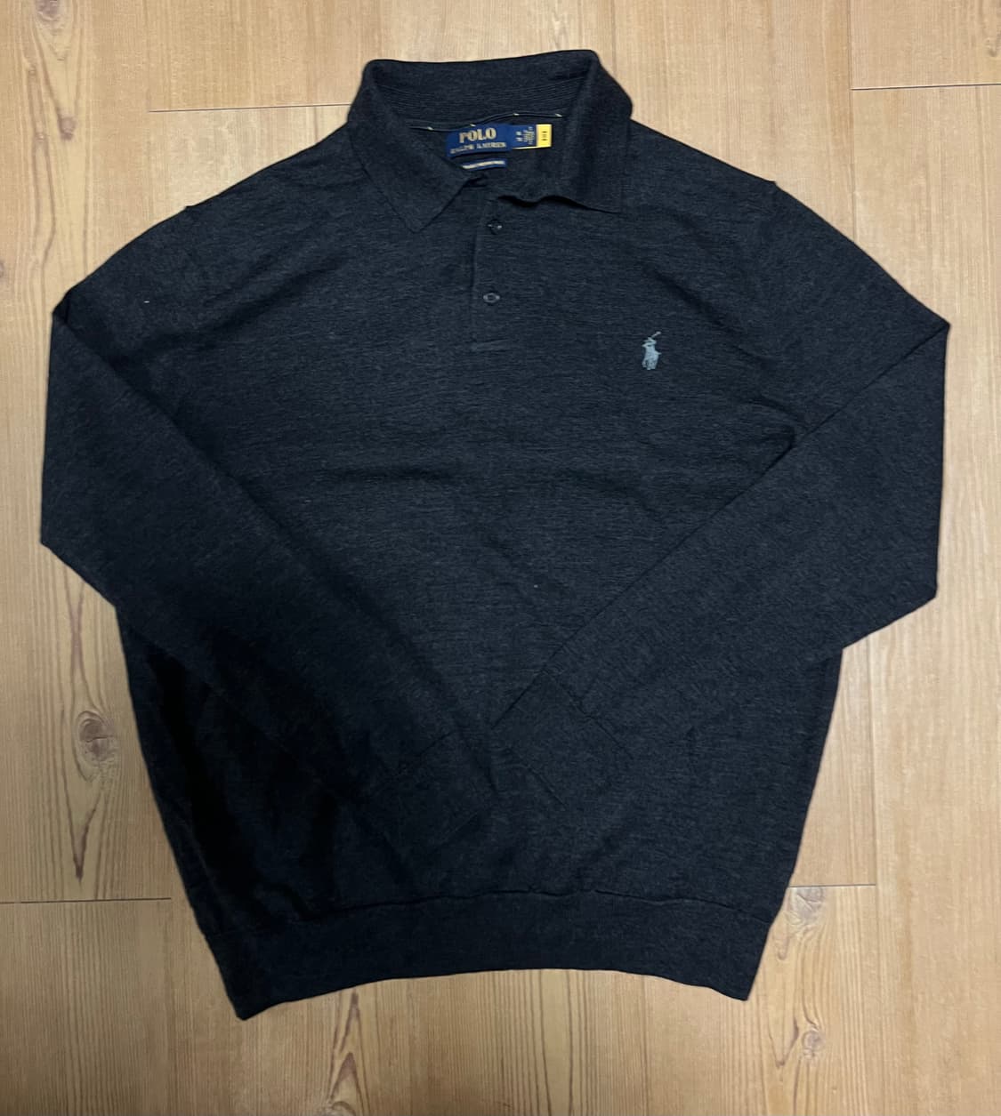 폴로 워셔블메리노울 긴팔 카라티 상품이미지1