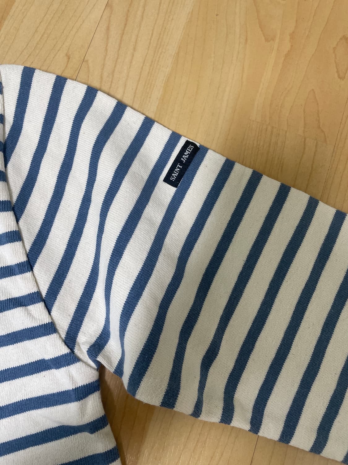 세인트제임스 스트라이프 엘보우 패치 블루 M 상품이미지4