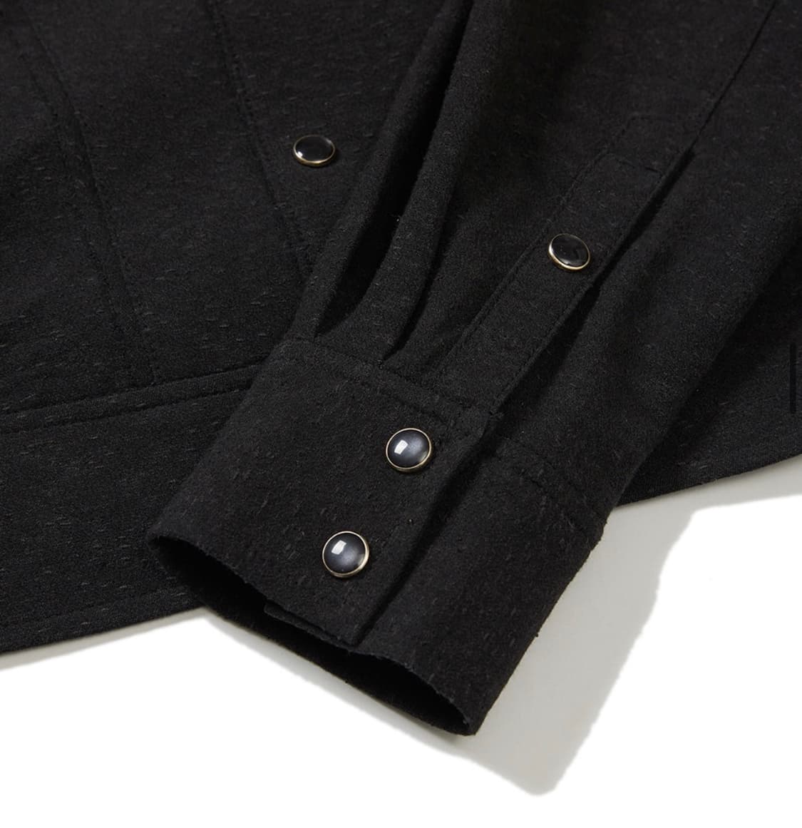 엠엠아이씨 MMIC - 린트 자켓 리싸이클 코튼 넵_블랙 (M) 상품이미지5