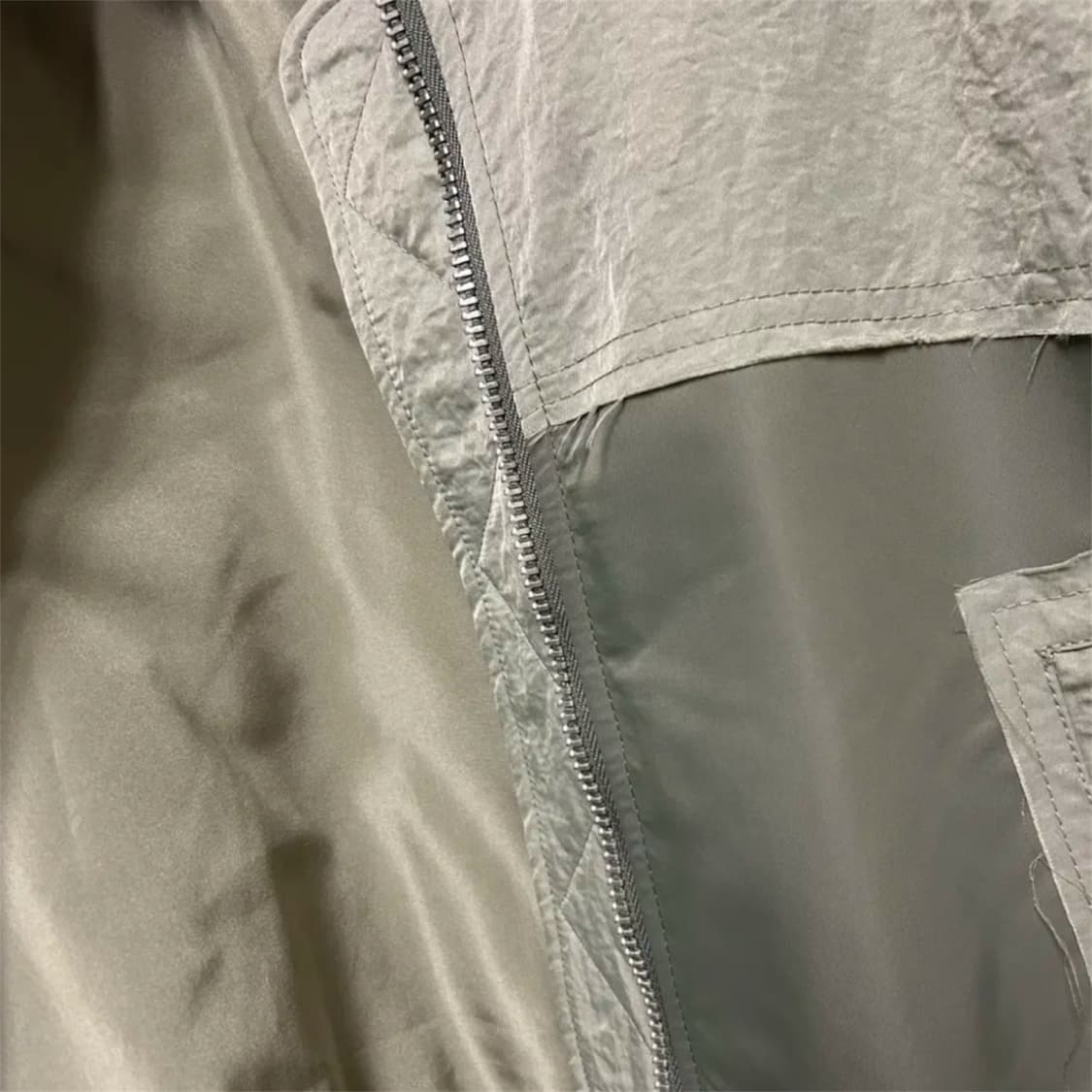 자라 패치워크 MA-1 봄버 자켓 상품이미지4