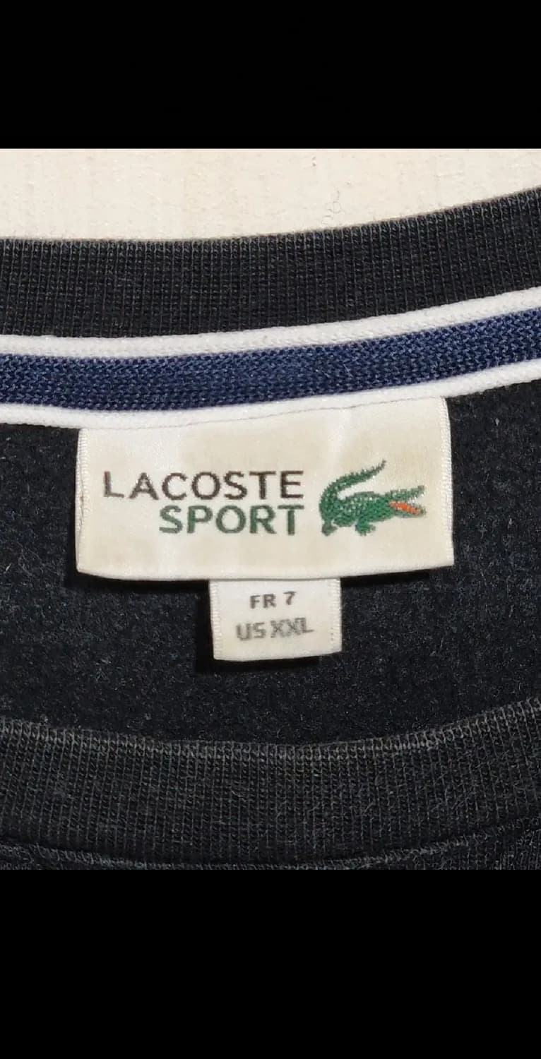 (XXL) 라코스테 빅사이즈 맨투맨 진곤색 스웨트 티셔츠  상품이미지3