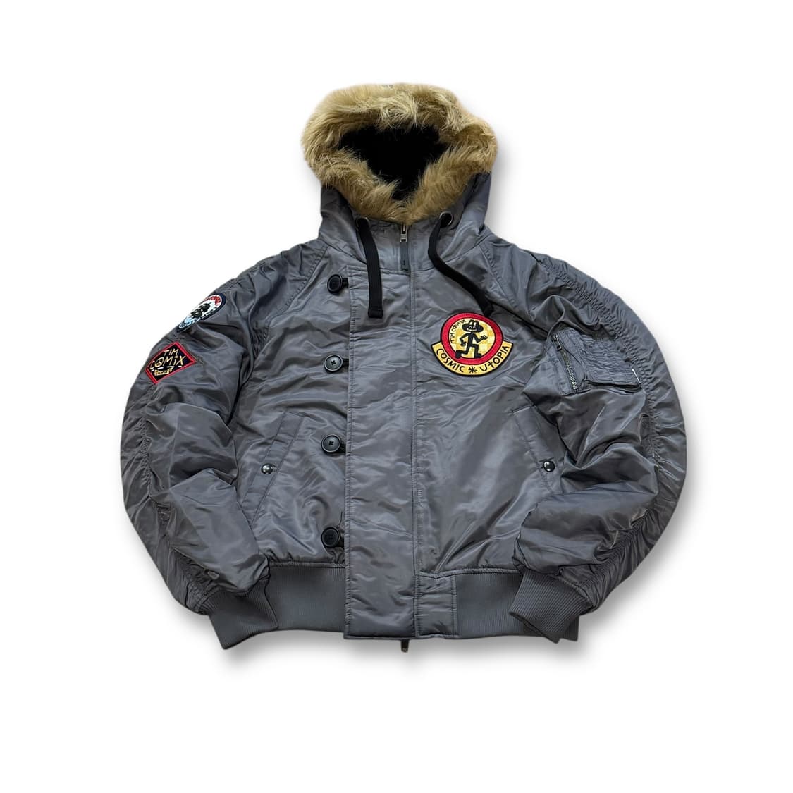 팀코믹스 건메탈 MA-1 후디드 자켓 상품이미지1