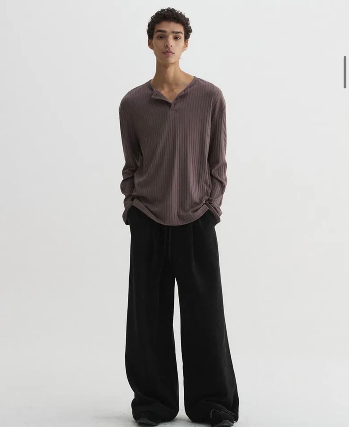 Dnsr 코듀로이 원턱 와이드팬츠 m 상품이미지2