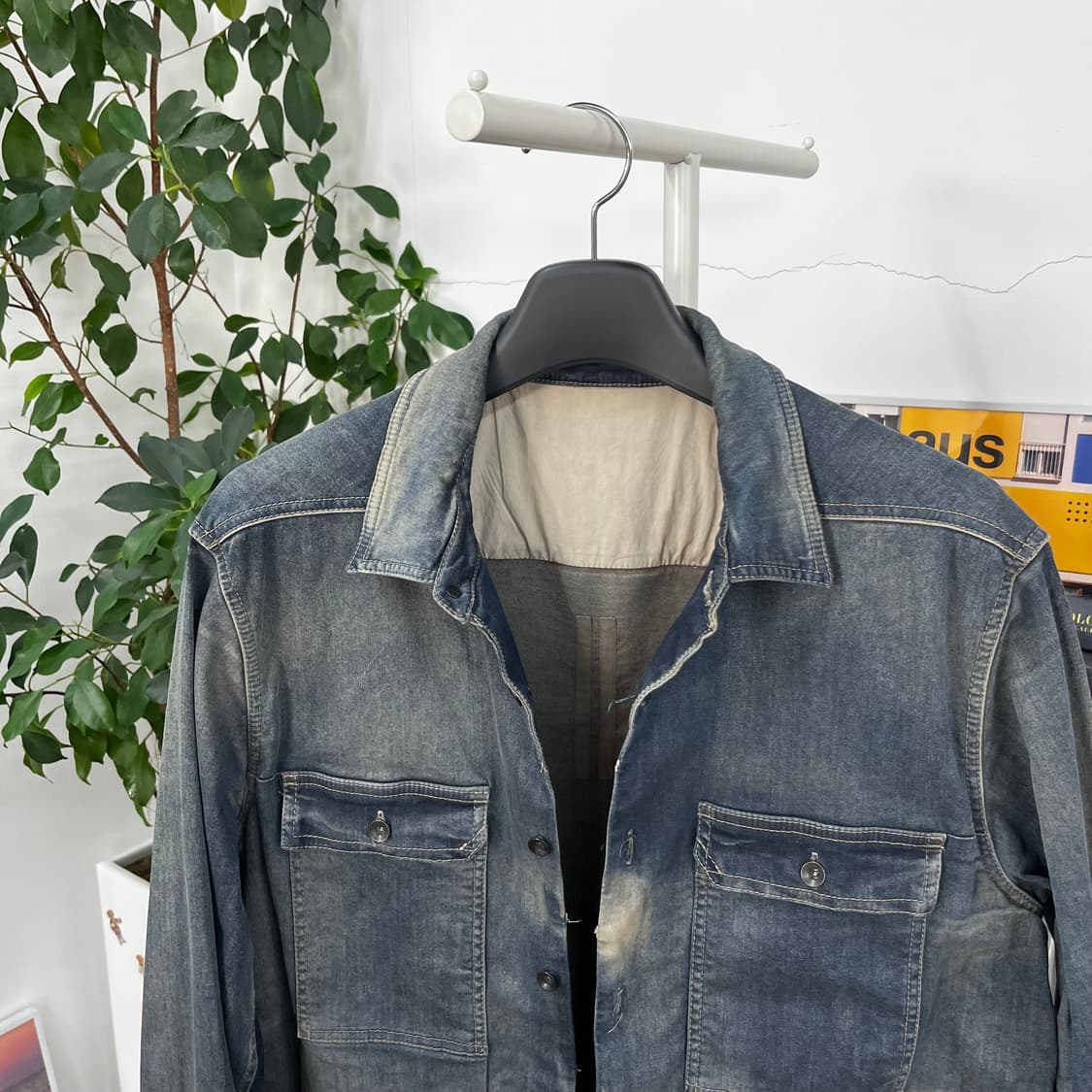 릭오웬스 다크쉐도우 허슬러 데님자켓 XL 상품이미지2
