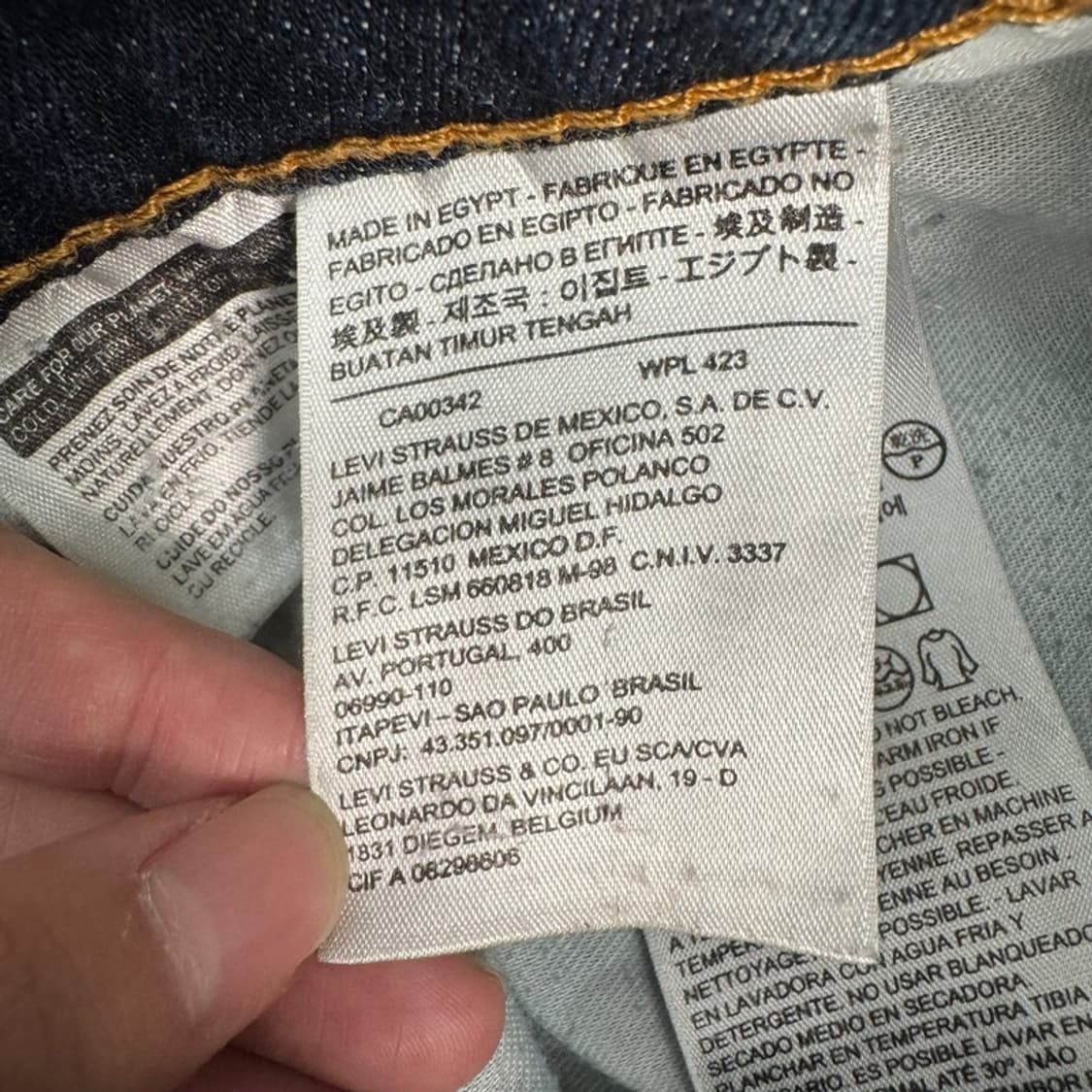 LEVI'S 511 워싱 데님팬츠 W32 L34 상품이미지5