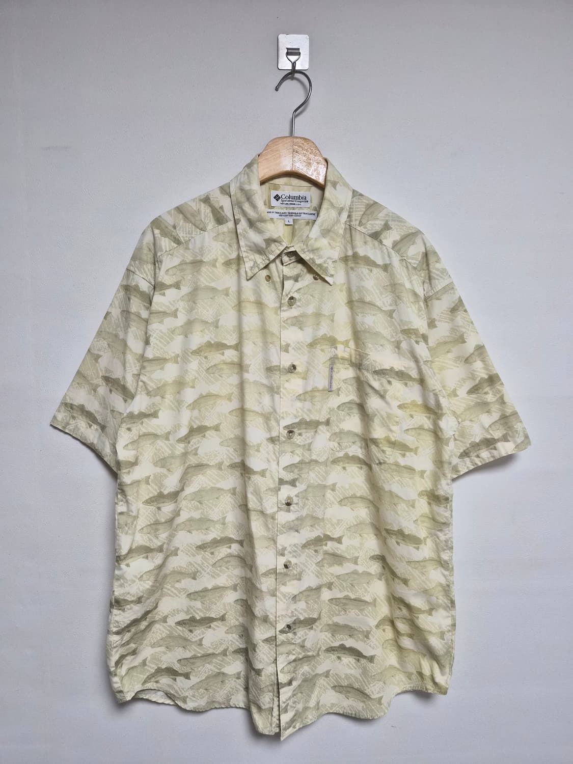 콜롬비아Columbia 반팔 사파리 셔츠 L사이즈 - S317 상품이미지1