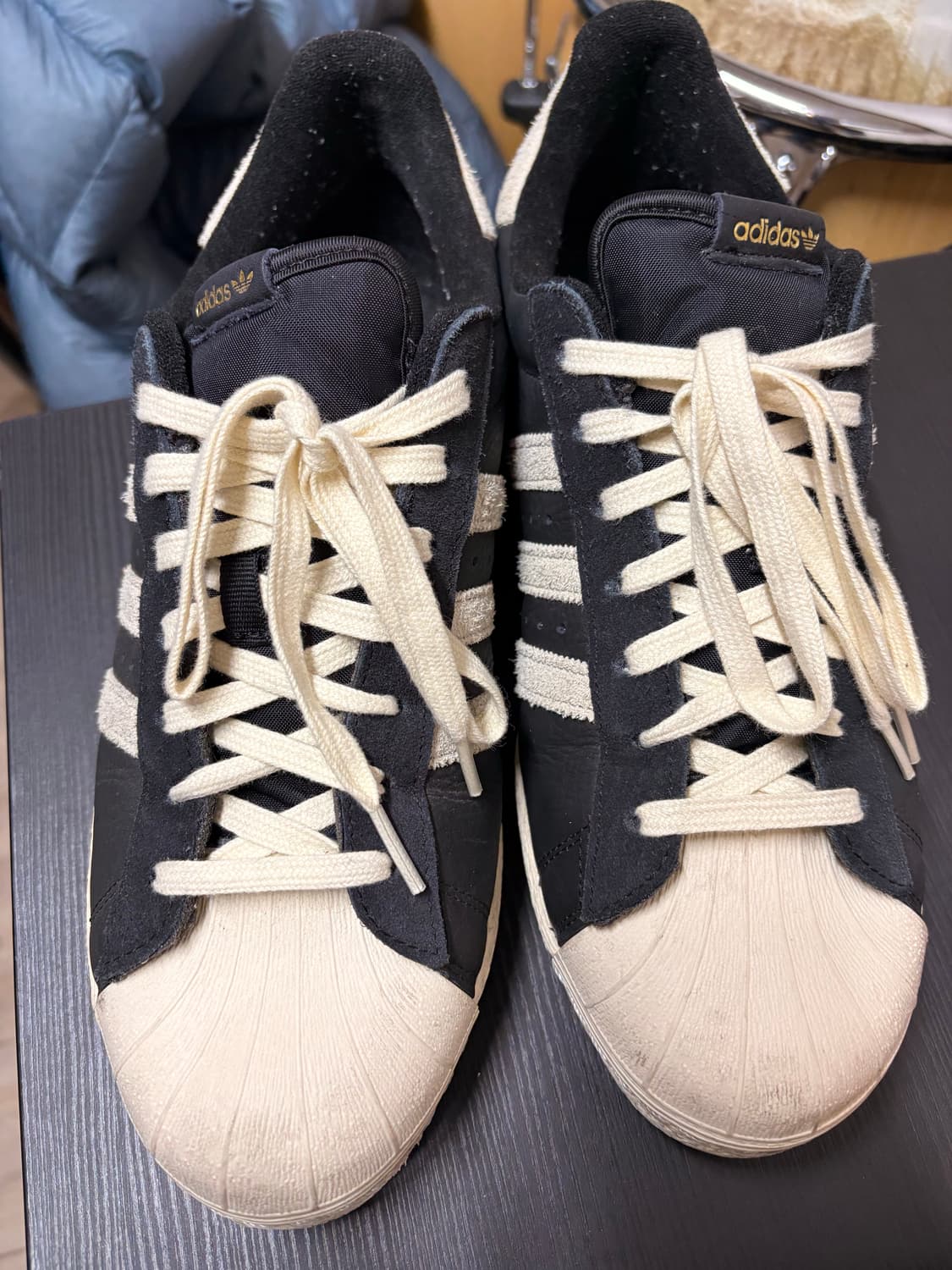 아디다스 슈퍼스타 82 블랙 화이트290 상품이미지1