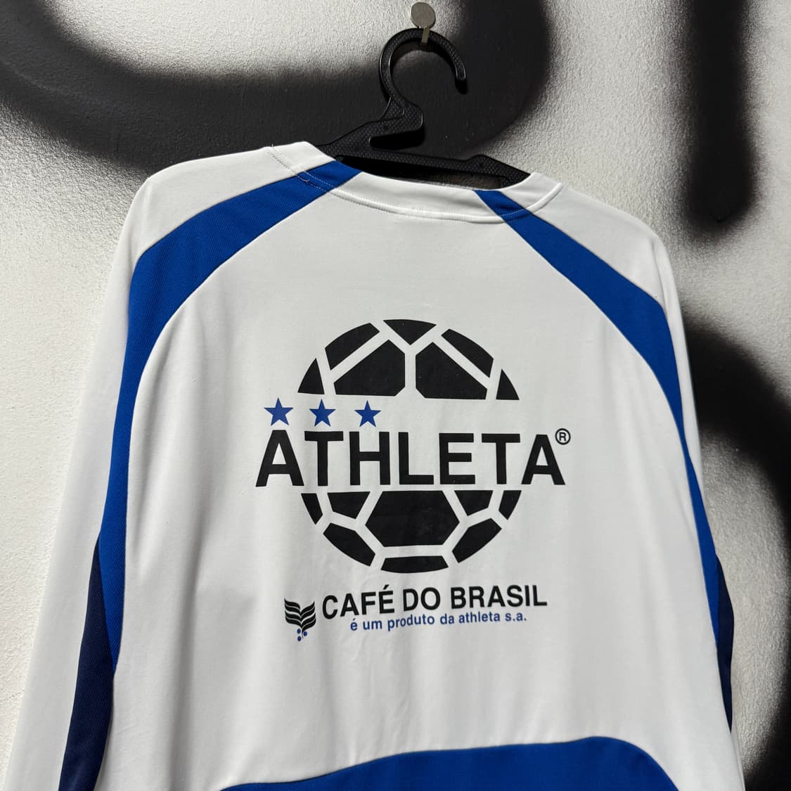 ATHLETA 빅사이즈 유니폼 화이트 블루 기능성 롱슬리브 상품이미지6