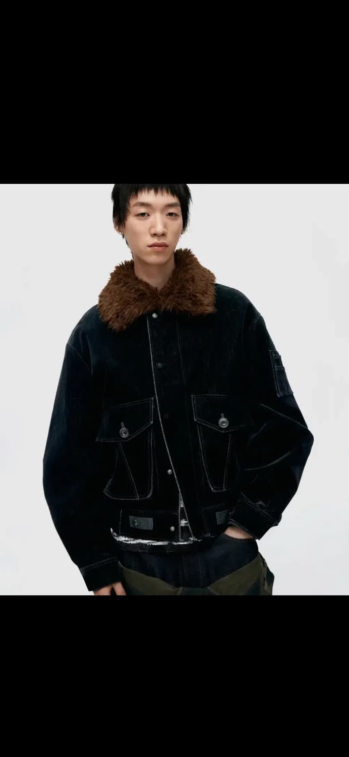 앤더슨벨 벨벳 봄버 자켓 S 상품이미지1