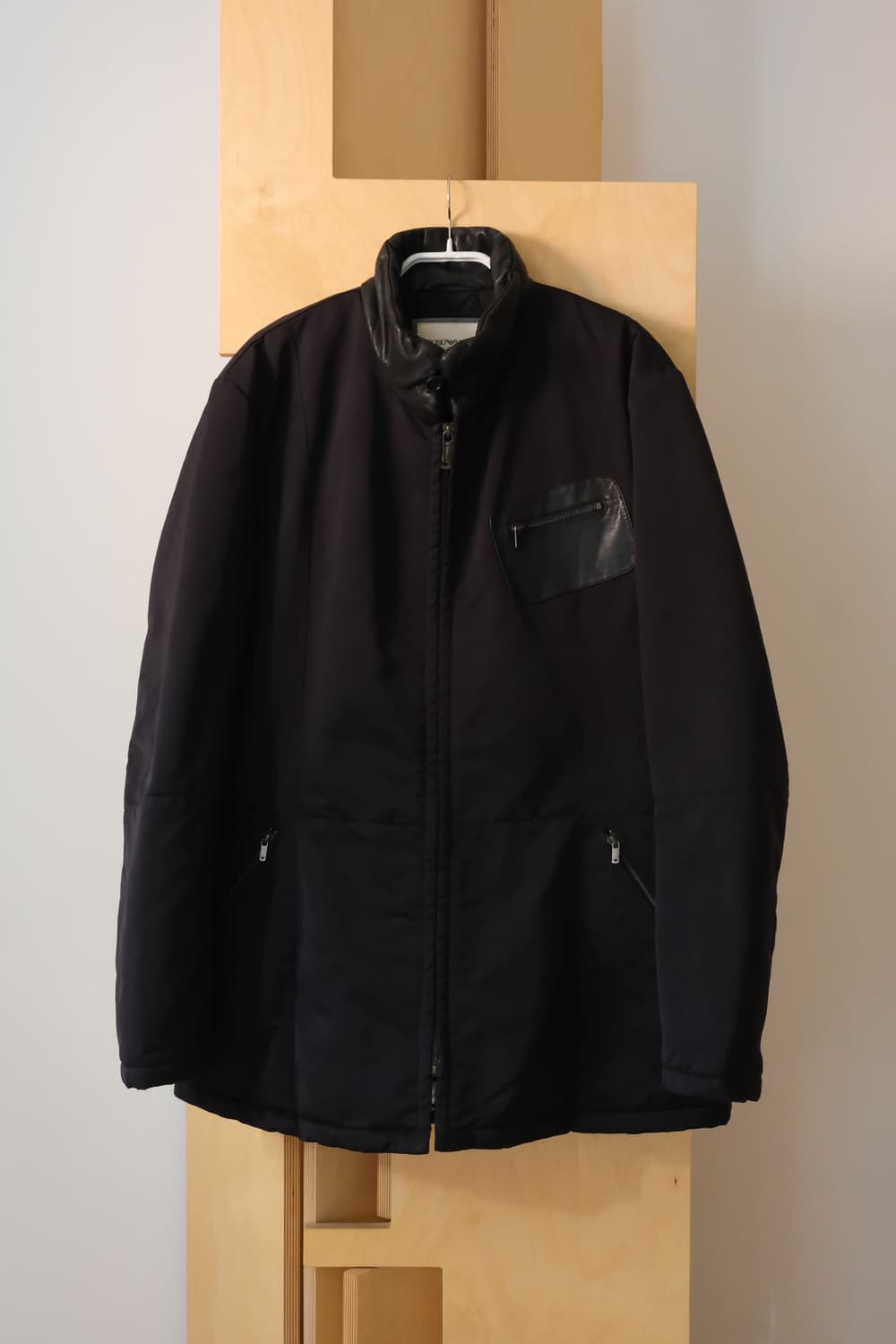  ARMANI Leather Patch Padded Jacket 상품이미지1