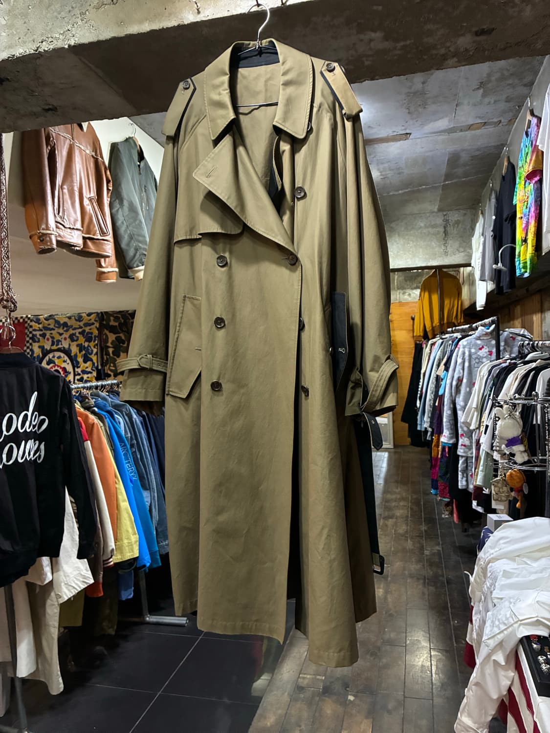 Steife 더블라펠 더블브레스트 코트 상품이미지2