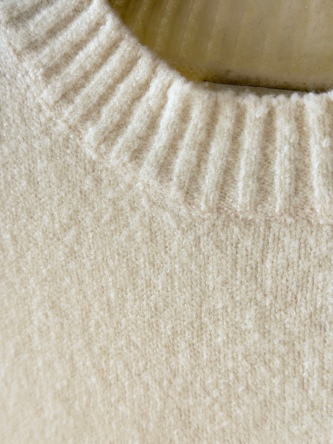 메리노울 알파카 블랜딩 펄 라운드 니트 상품이미지3