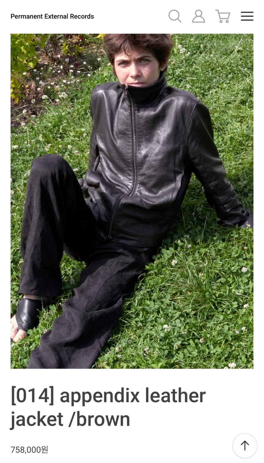 머듈 레더 자켓 014 1사이즈 상품이미지3