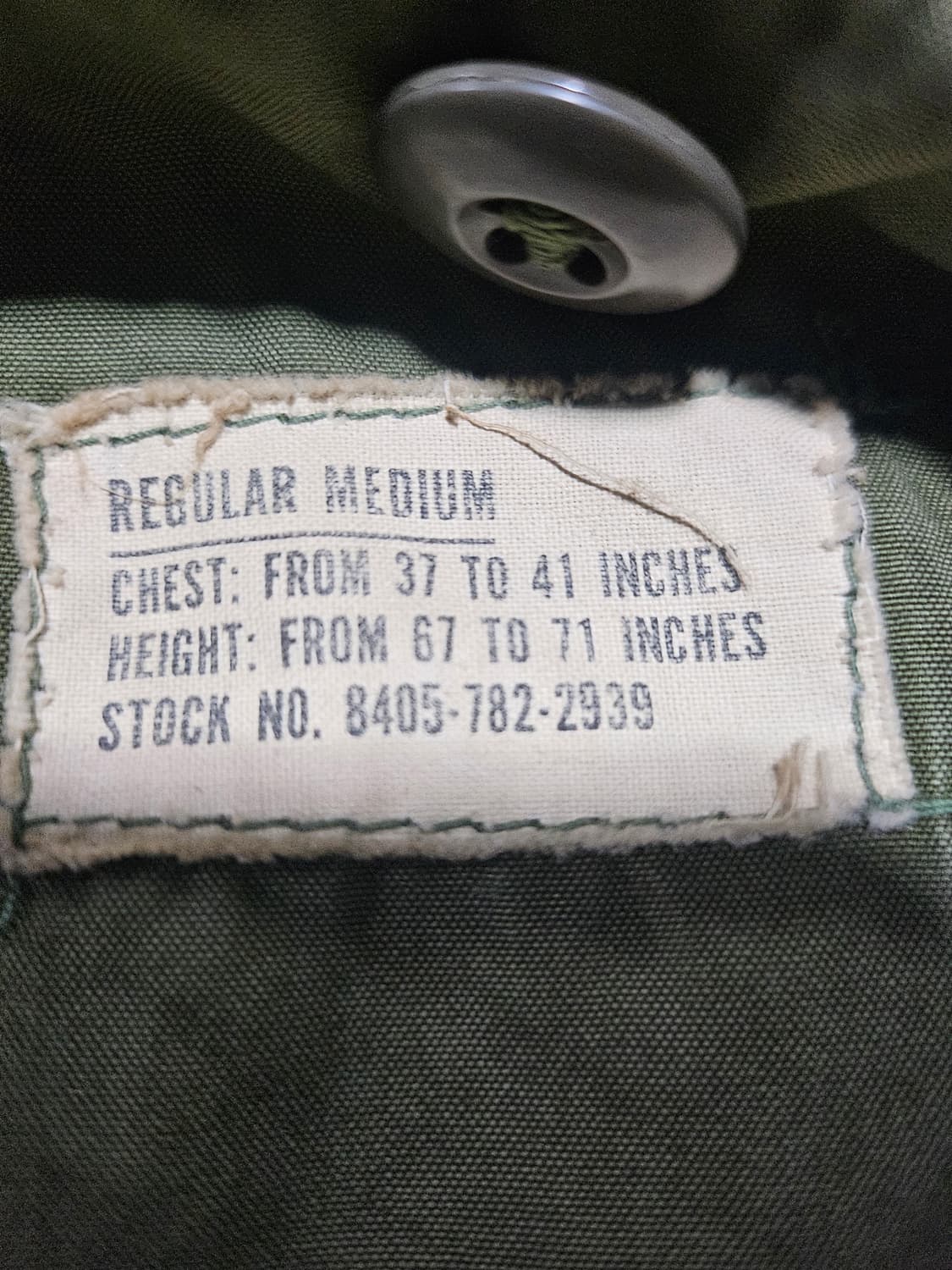 60s 미군오리지날 m65fieldjacket MR 상품이미지3