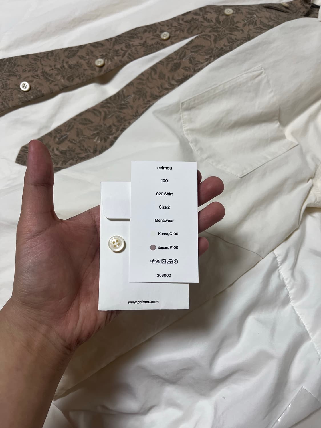 [2] ceimou 세이모우  020 shirt 상품이미지4