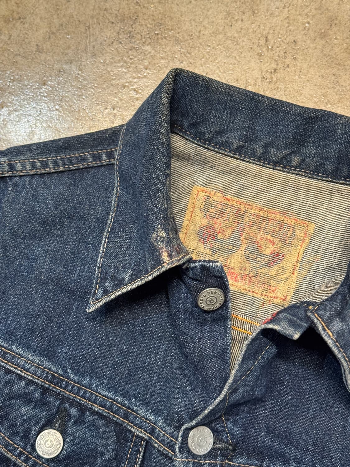 44-55 ) 45rpm Two Rooster Denim Jacket 상품이미지10