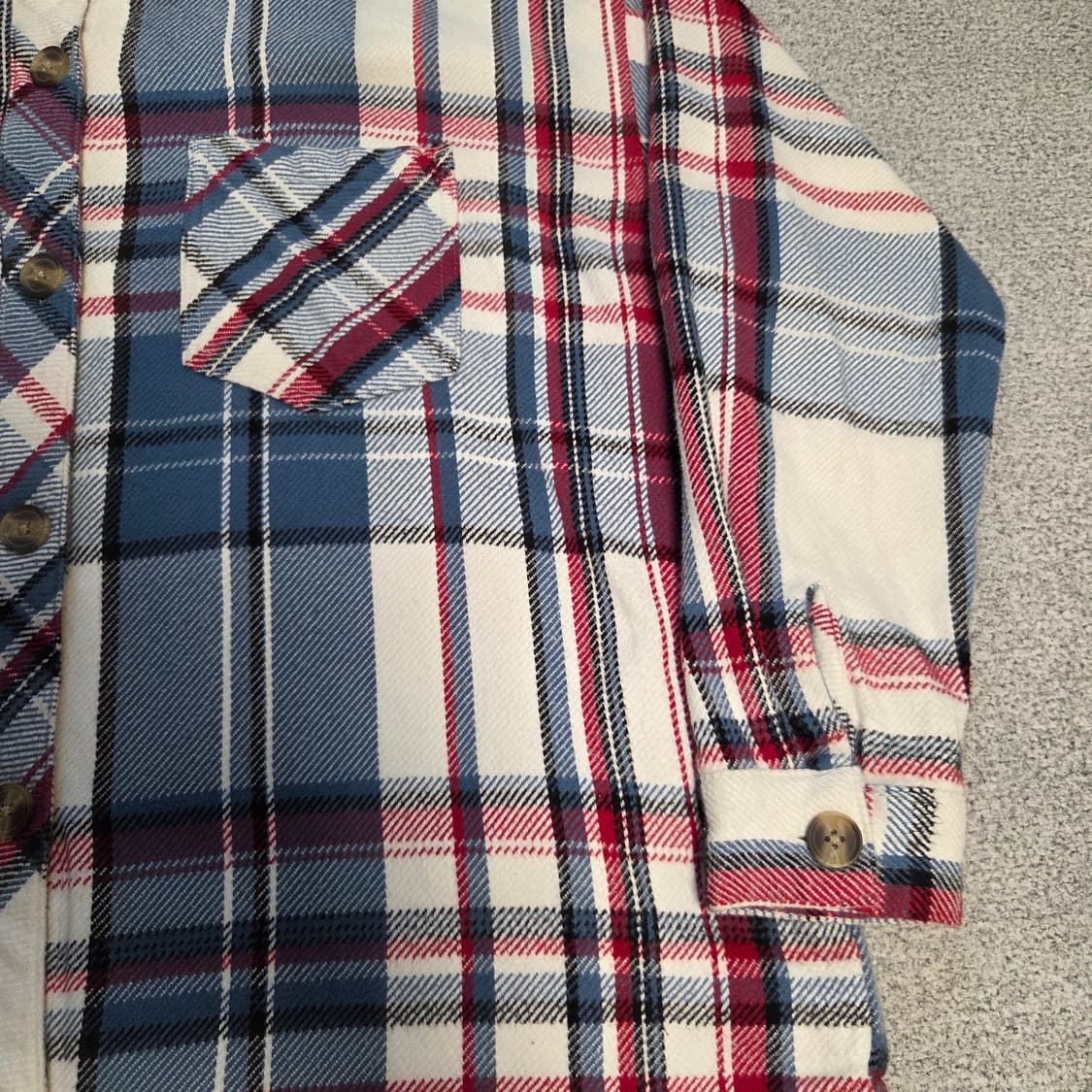 Maurices 플란넬 체크셔츠 자켓 L-XL(100-105) 상품이미지4