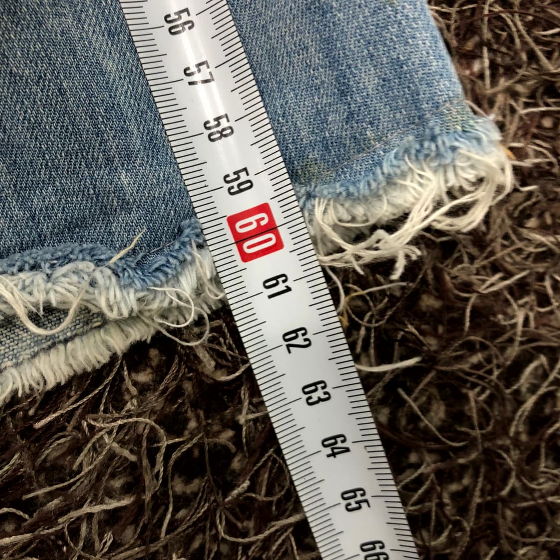 XL 써스데이 아일랜드 데미지 워싱 데님 반바지 상품이미지9