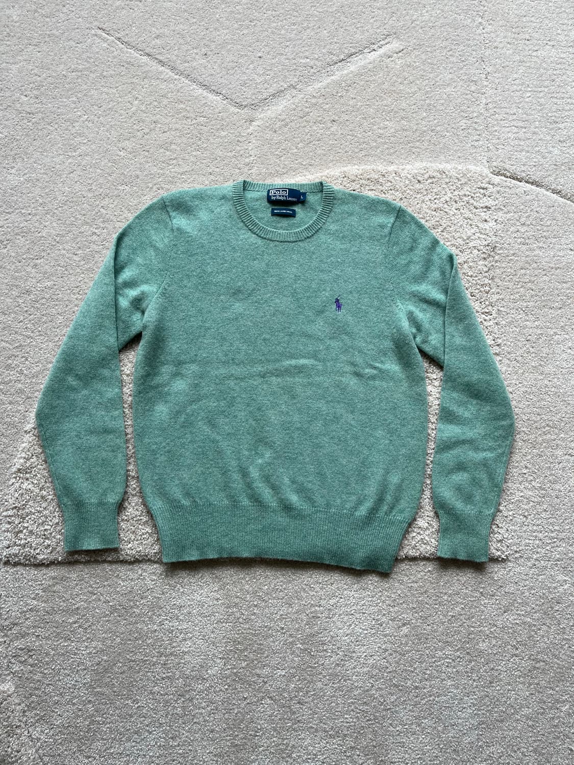 폴로 랄프로렌 램스울 크루넥 니트 (100–105) 상품이미지2