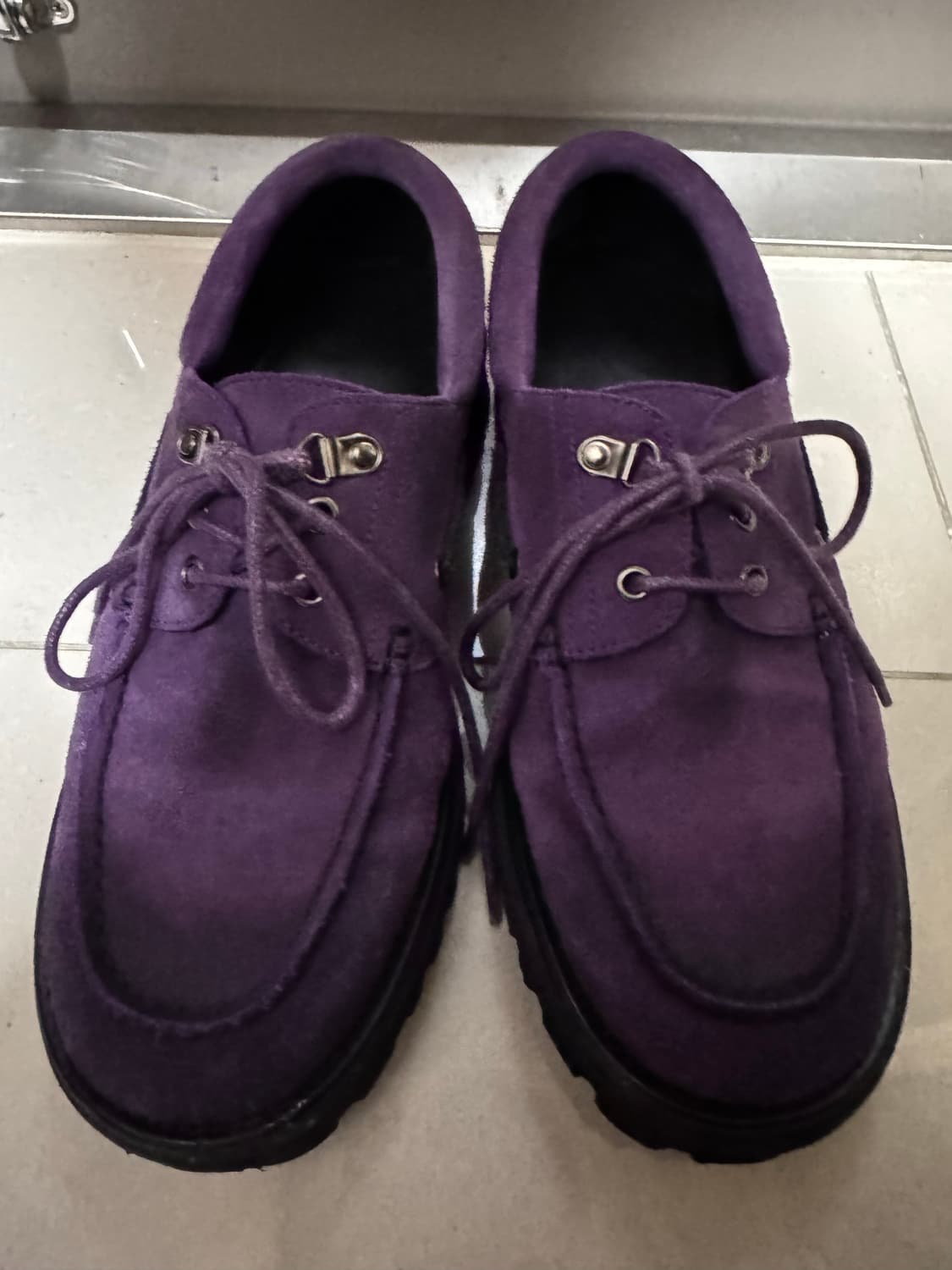 야세X피로 퍼플 보트슈즈 상품이미지1