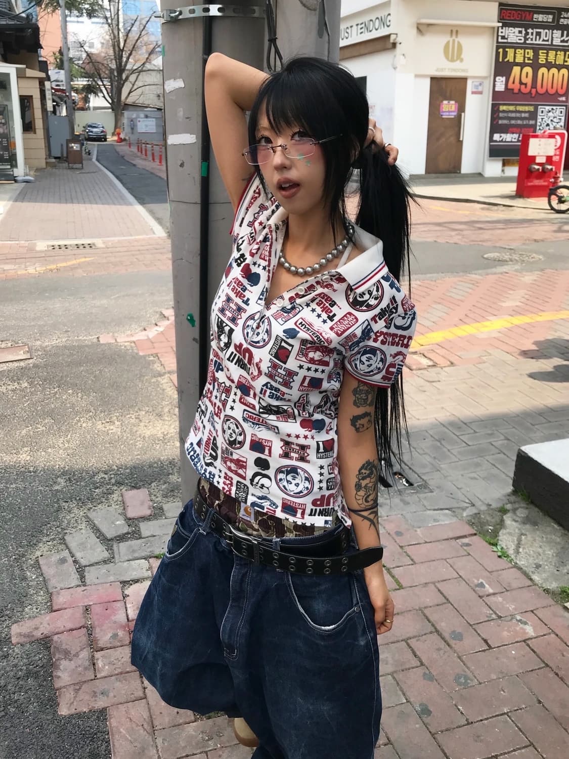 Hysteric Glamour Full Printing PK Tee 상품이미지2