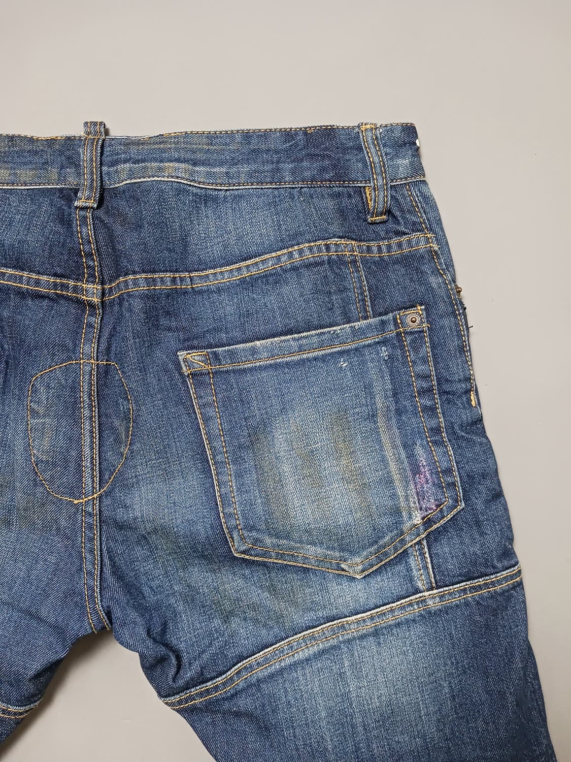 [33] 디스퀘어드2 루키 가죽패치 바이커진 청바지 상품이미지9