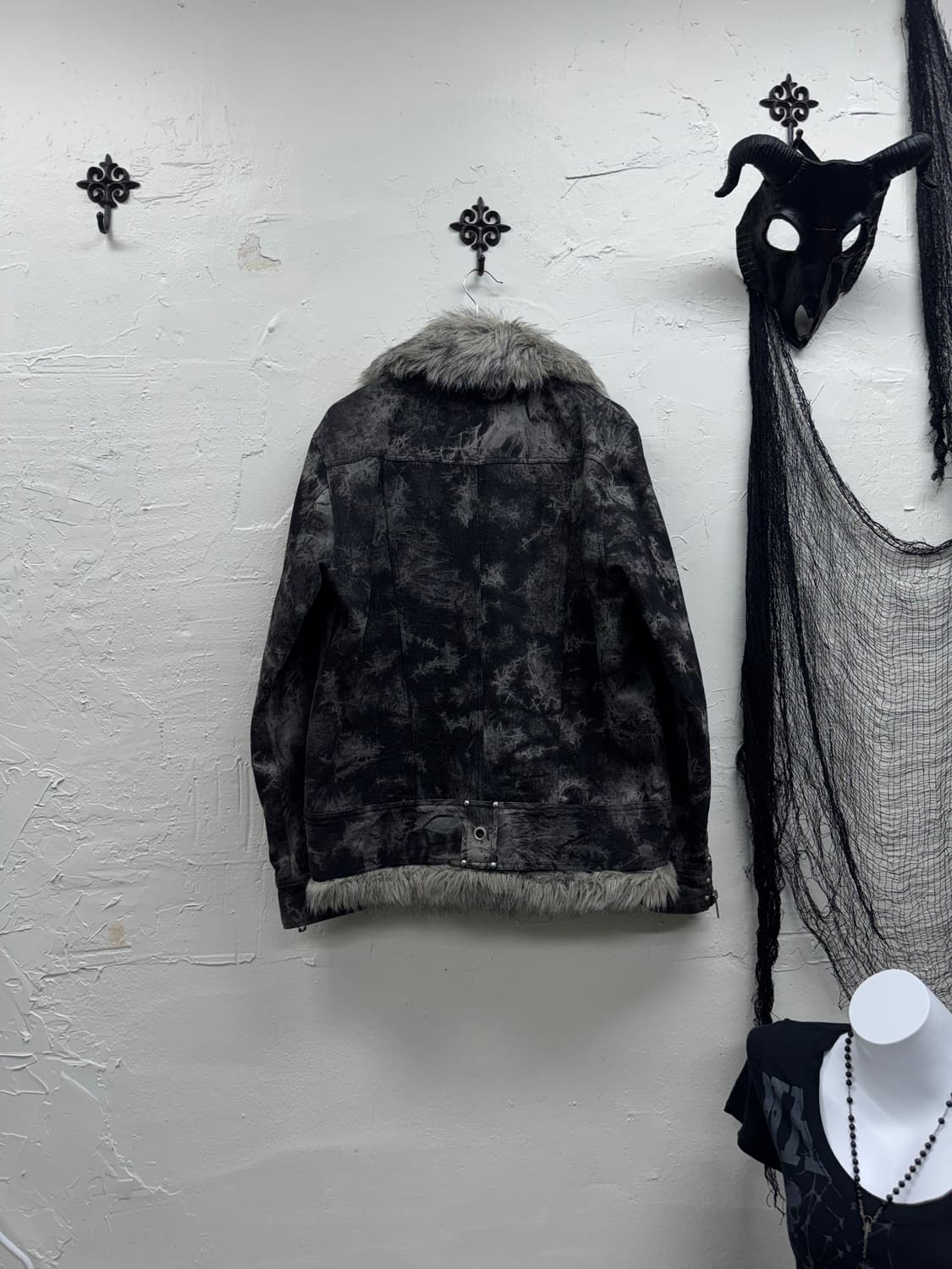 Bernings sho 00s archive bleached fur ja 상품이미지6