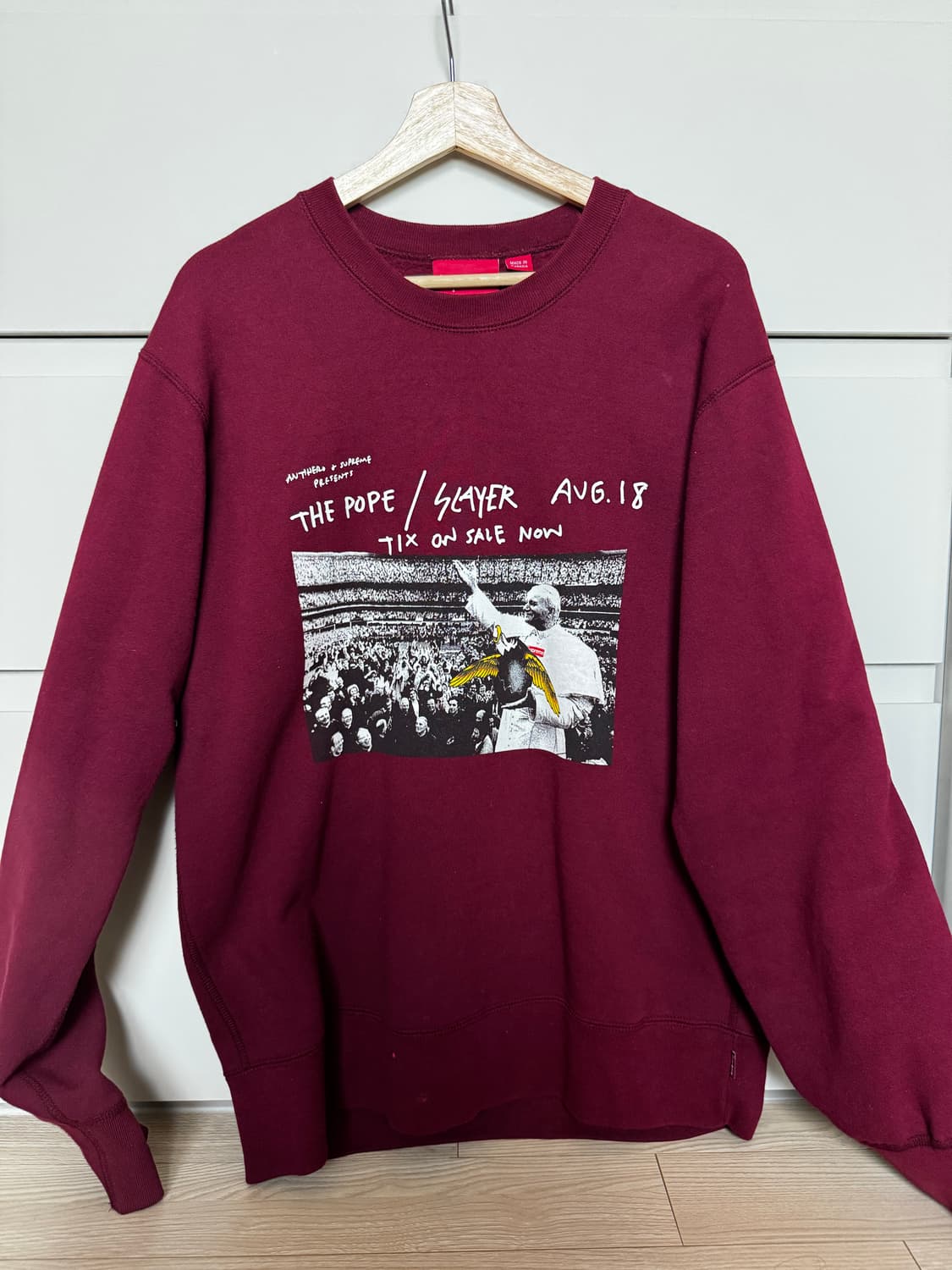 슈프림 안티히어로 맨투맨 상품이미지1