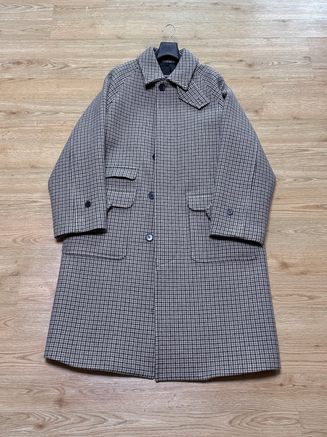 아트 이프 액츠 체크 발마칸 코트 M 상품이미지1