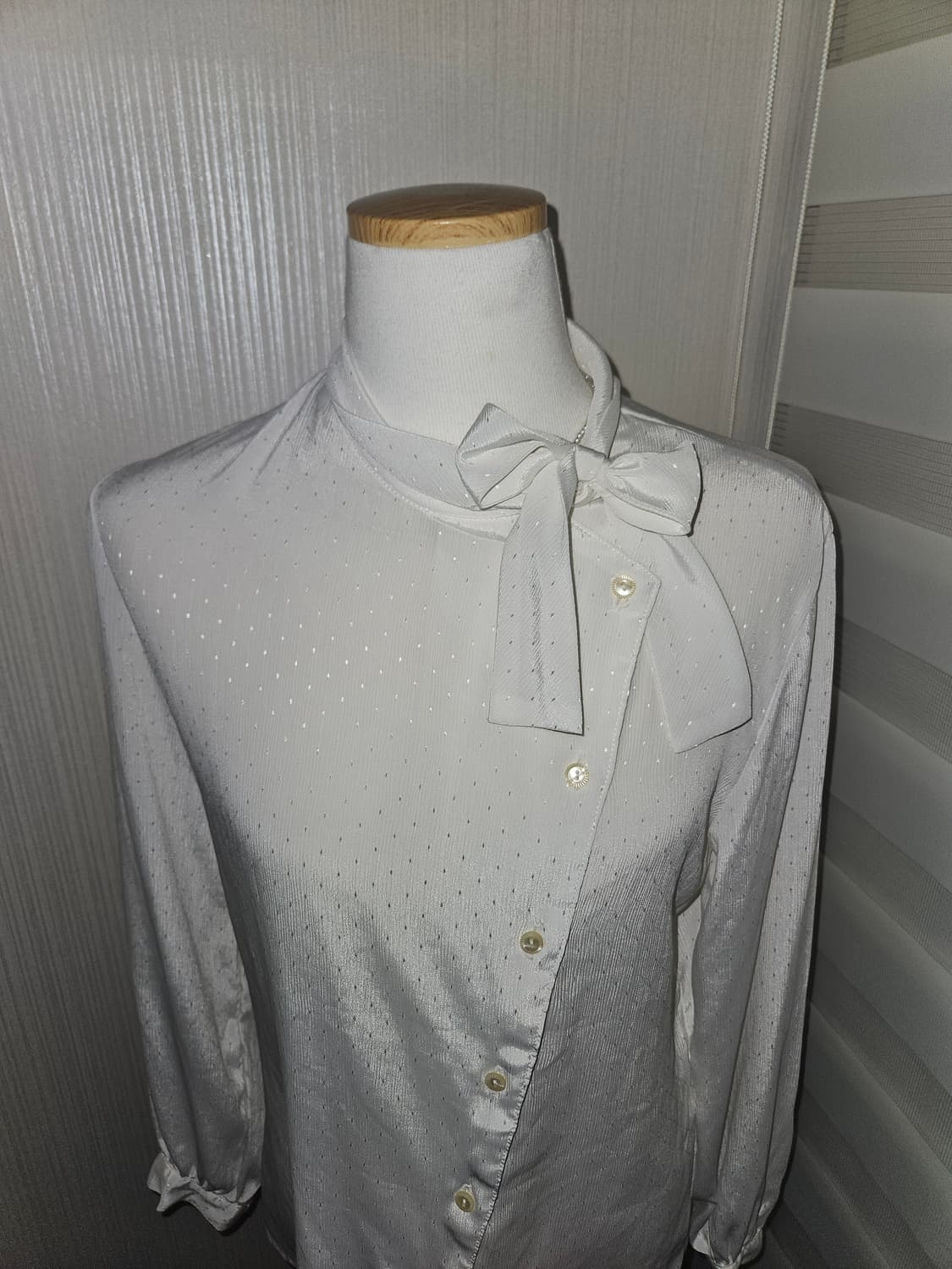 rivieanna 빈티지 화이트 타이 블라우스 상품이미지1